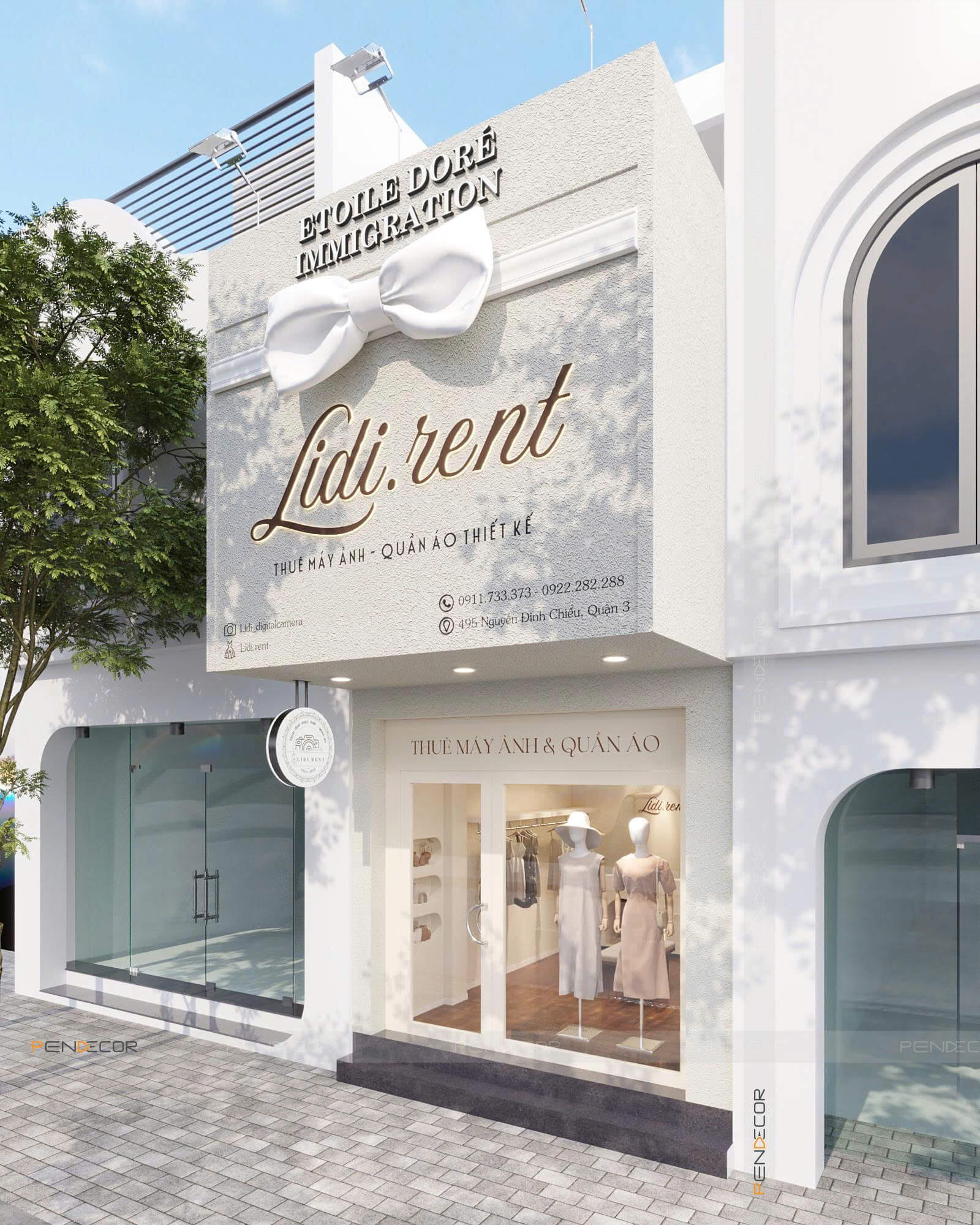 Thiết Kế Shop Thời Trang Nữ LIDI.RENT