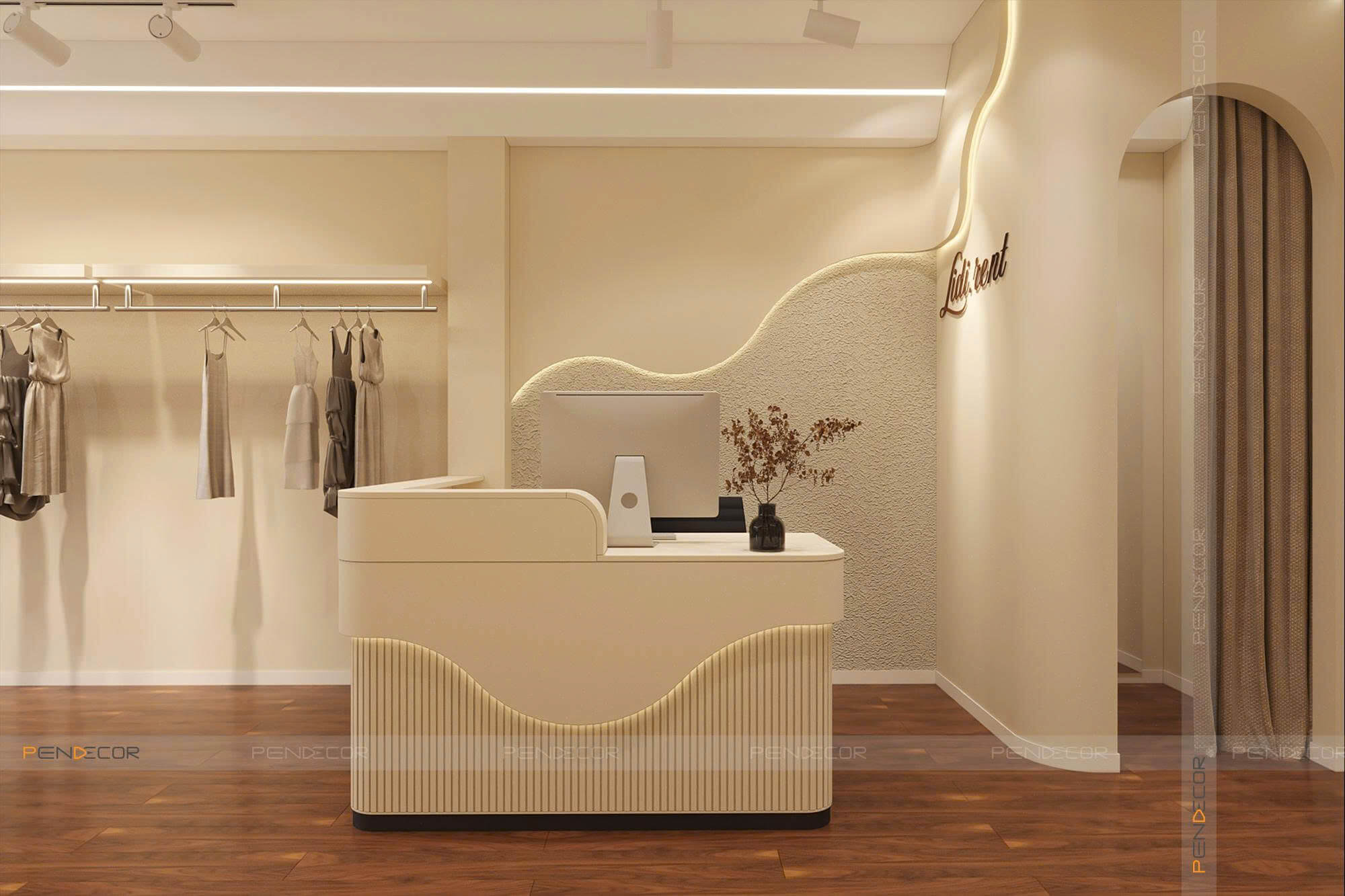 Thiết Kế Shop Thời Trang Nữ LIDI.RENT