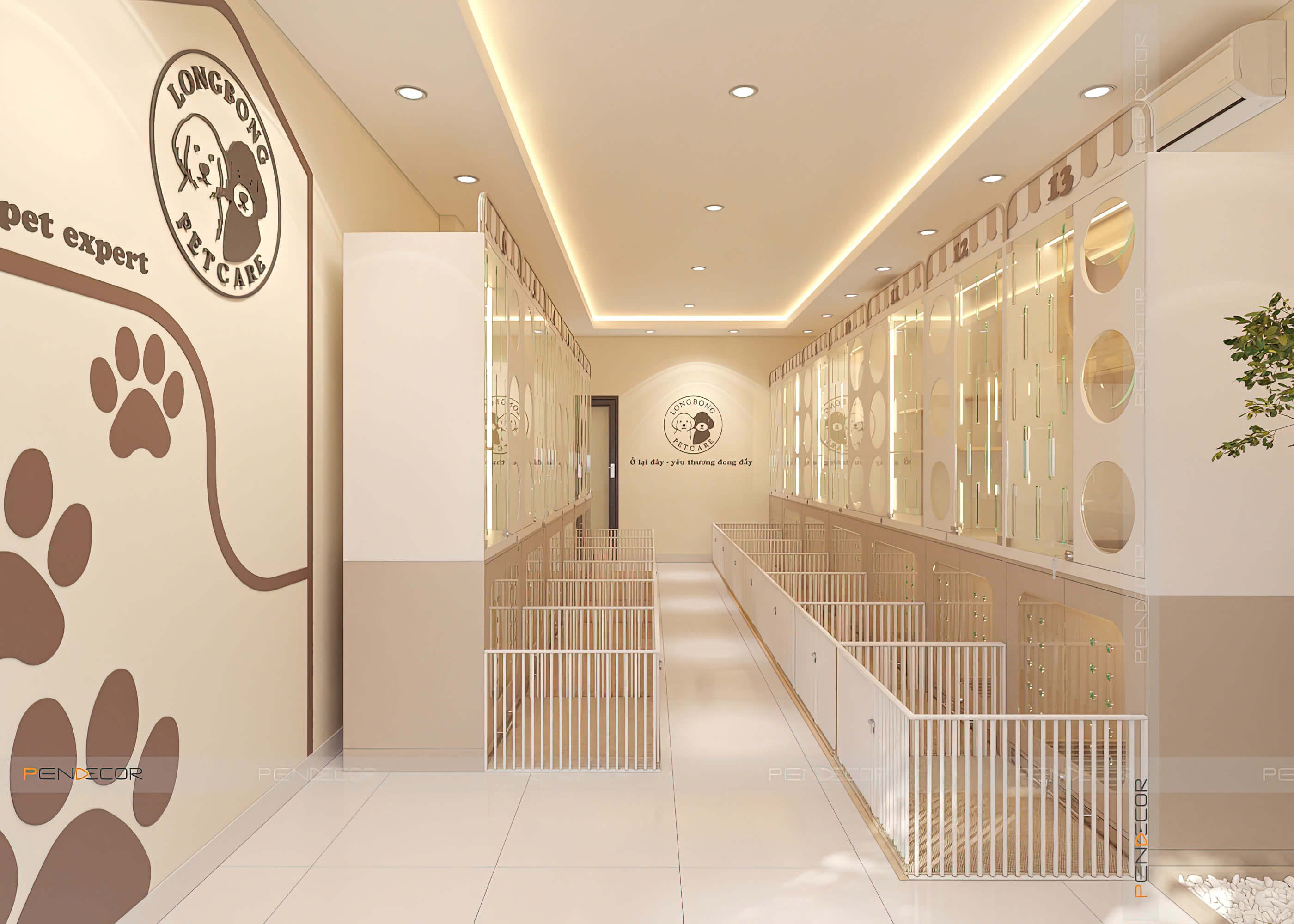Thiết Kế Pet Shop LongBong Petcare