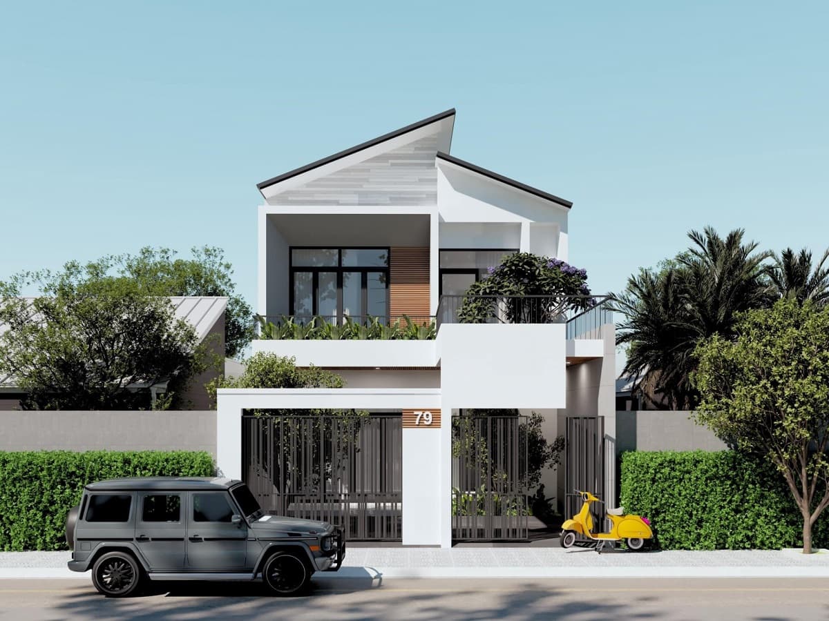 mẫu mặt tiền nhà ống đẹp Pendecor