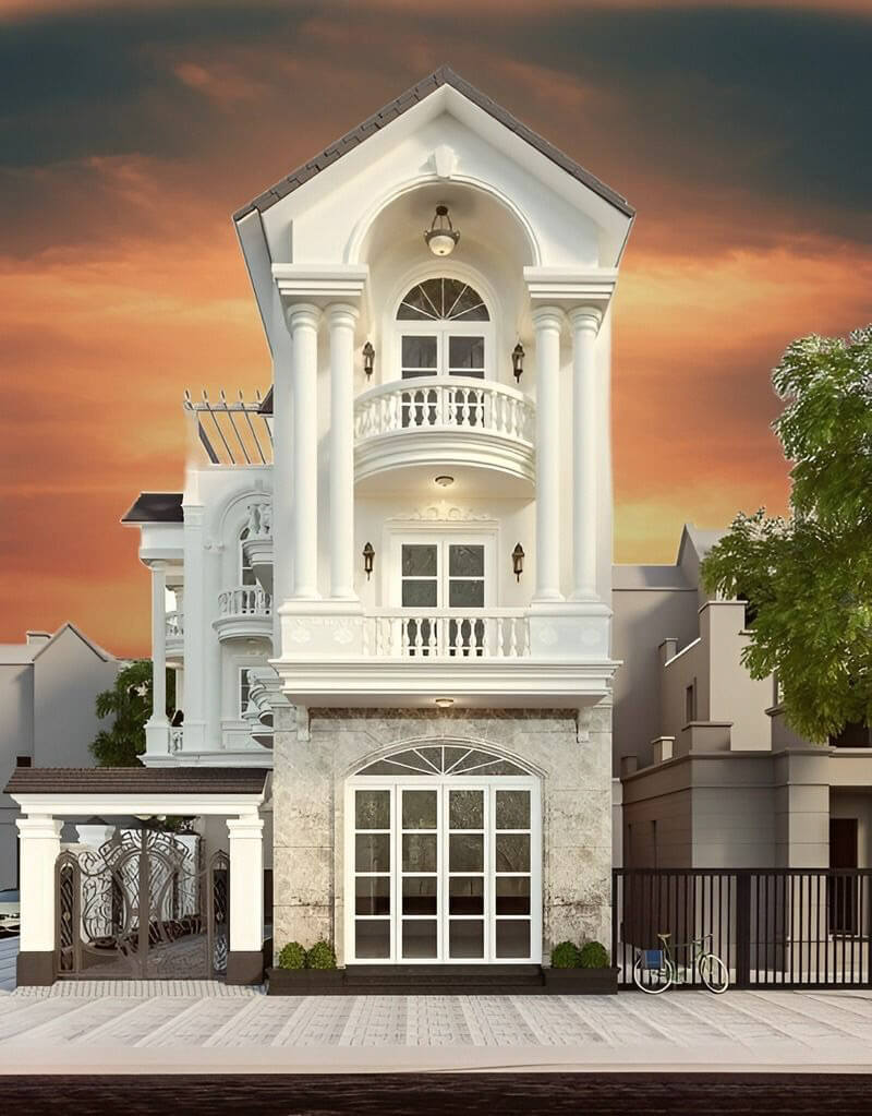 các mẫu mặt tiền nhà ống đẹp Pendecor