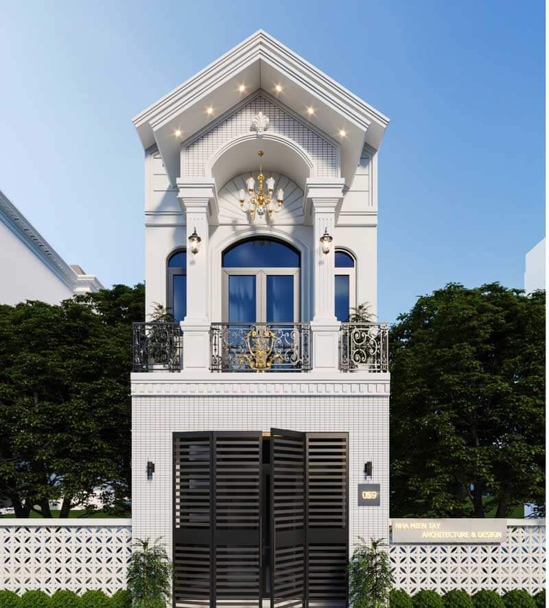 hình ảnh mặt tiền nhà ống Pendecor