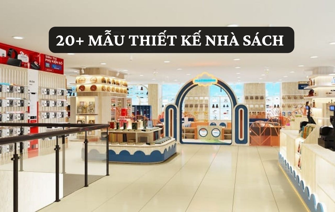 thiết kế nhà sách Pendecor