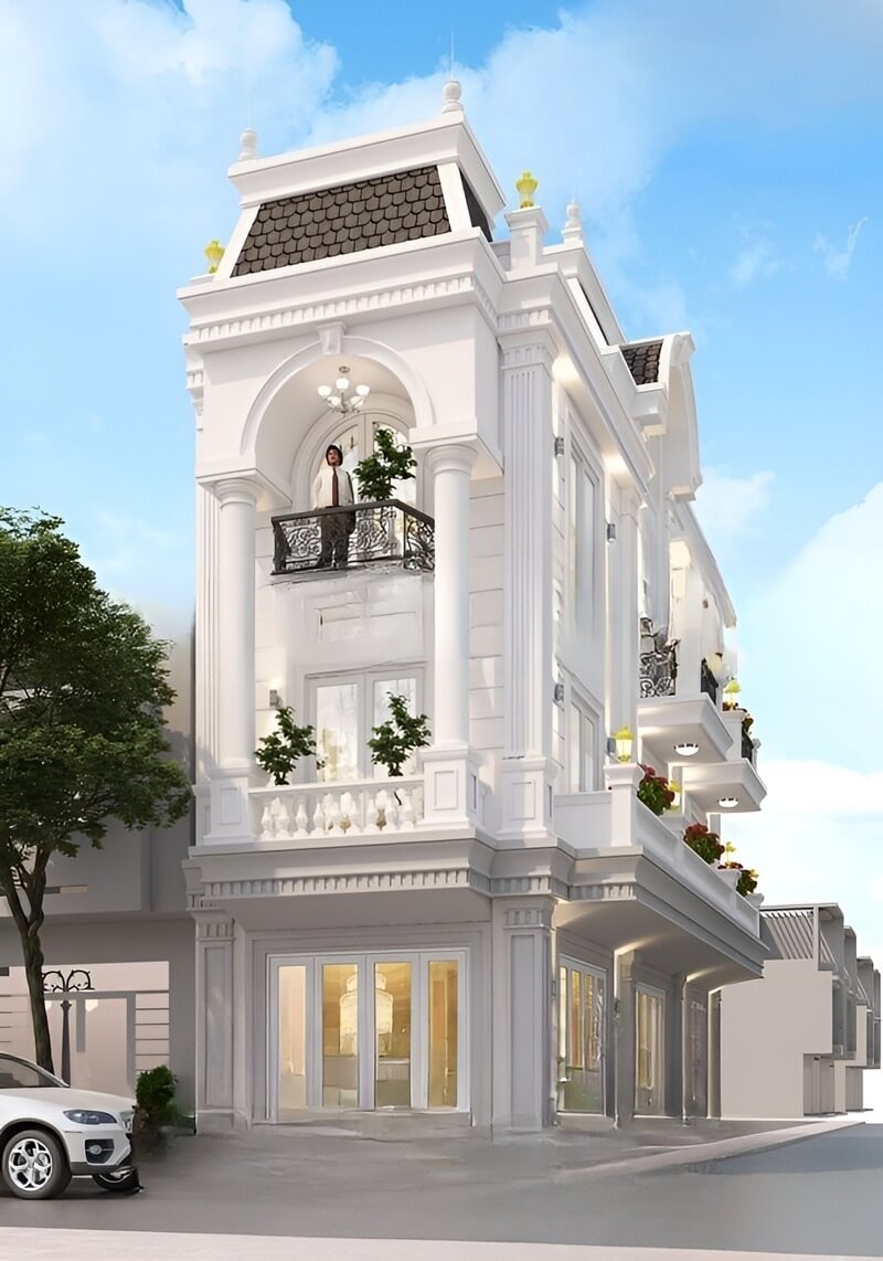 kiến trúc nhà 2 mặt tiền Pendecor