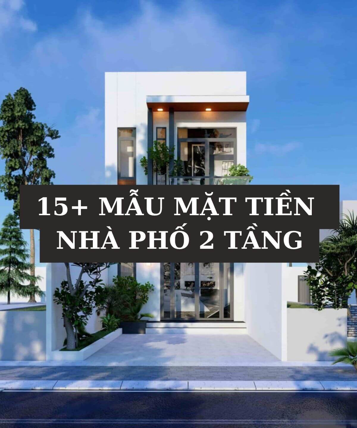 mặt tiền nhà phố 2 tầng Pendecor