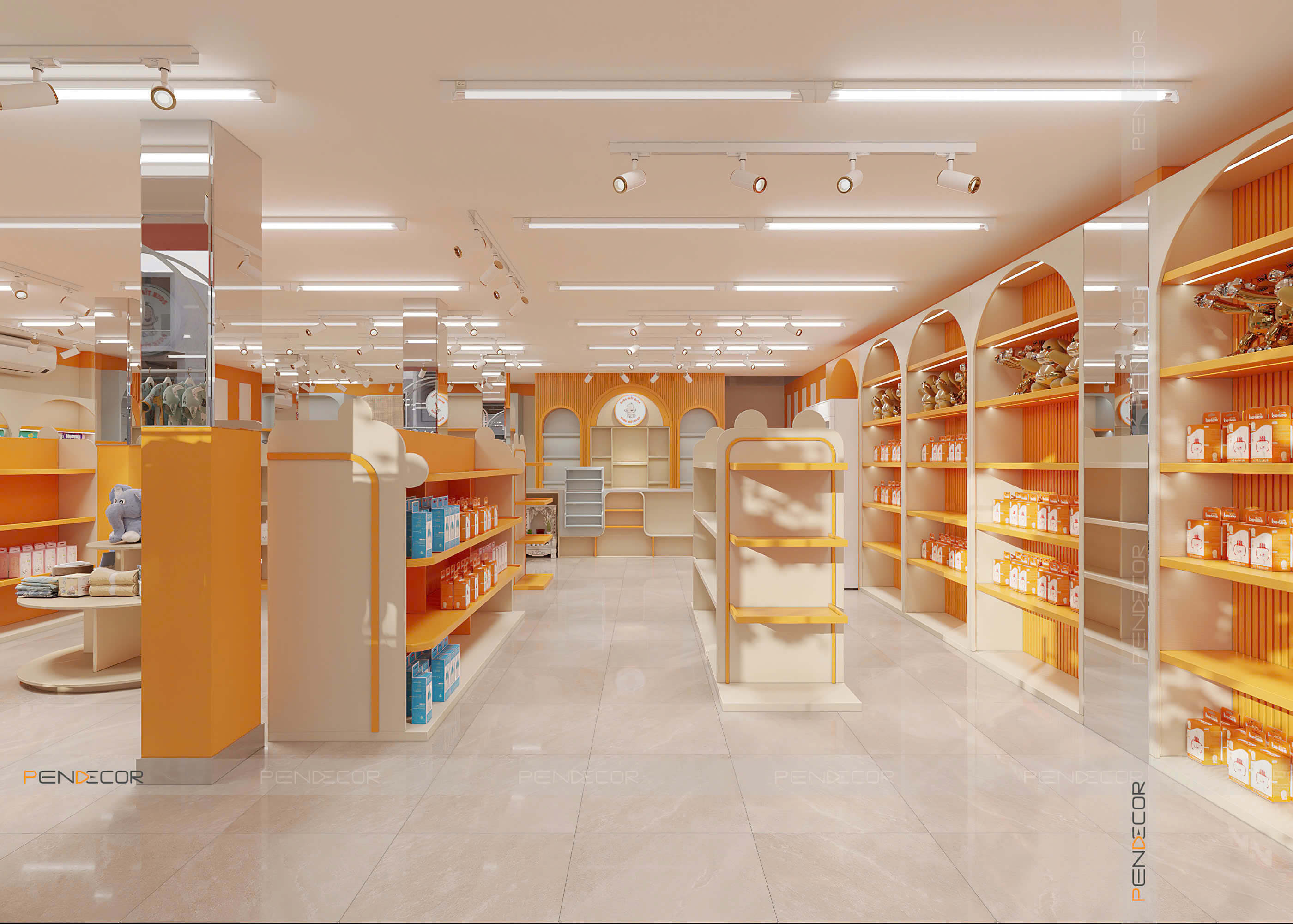 Thiết Kế Siêu Thị Bebe Mít Kids