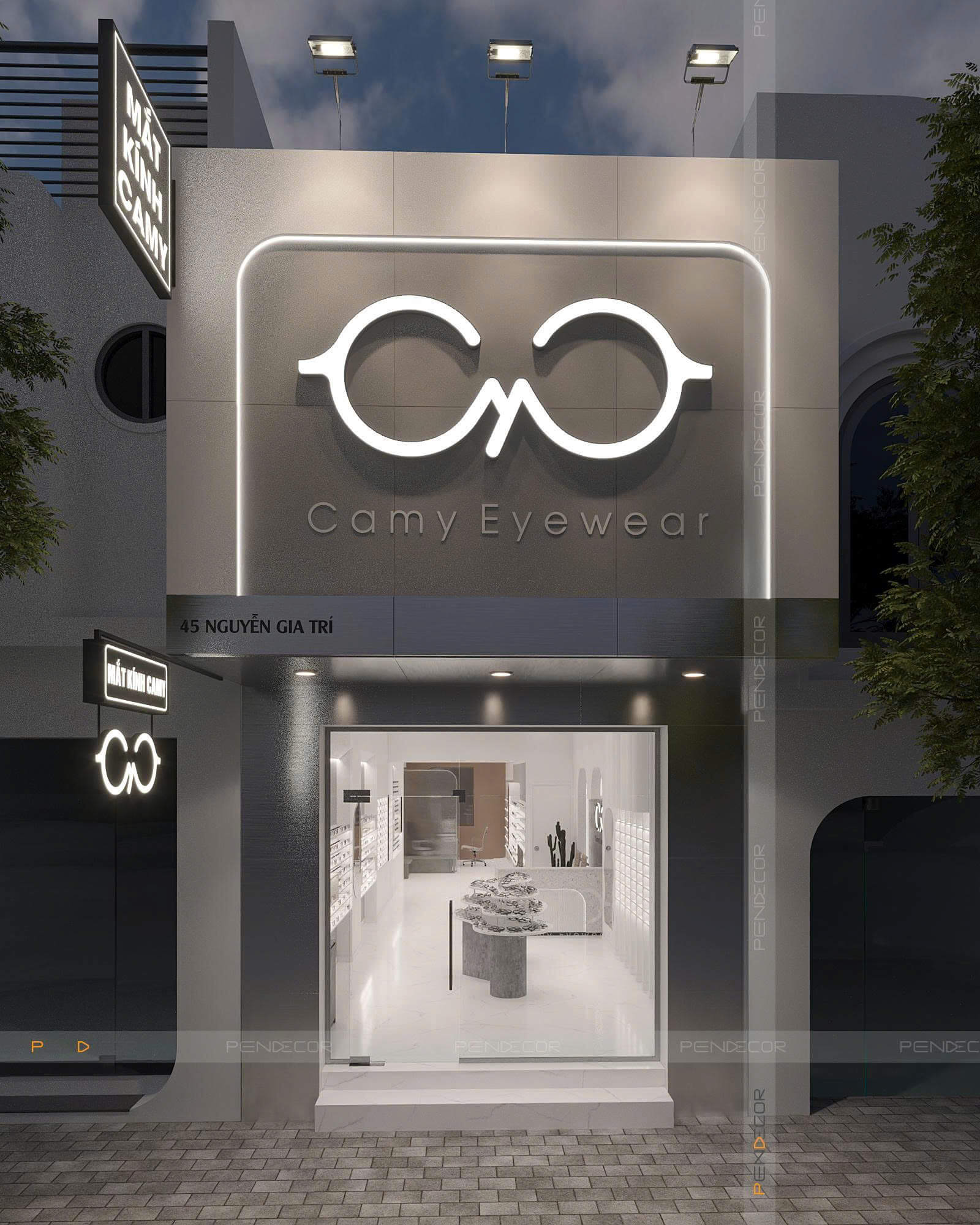Thiết Kế Cửa Hàng Mắt Kính Camy Eyewears