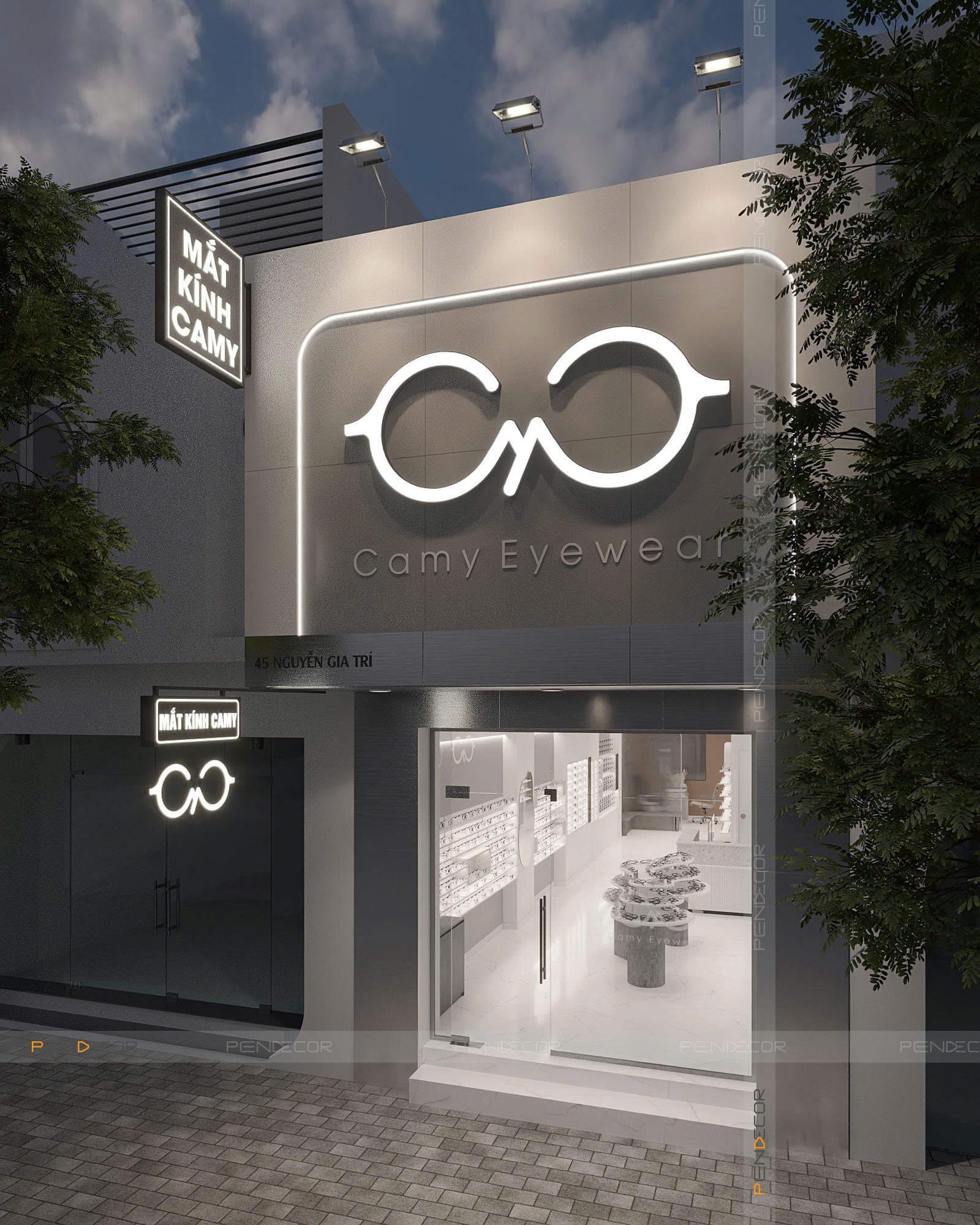 Thiết Kế Cửa Hàng Mắt Kính Camy Eyewears