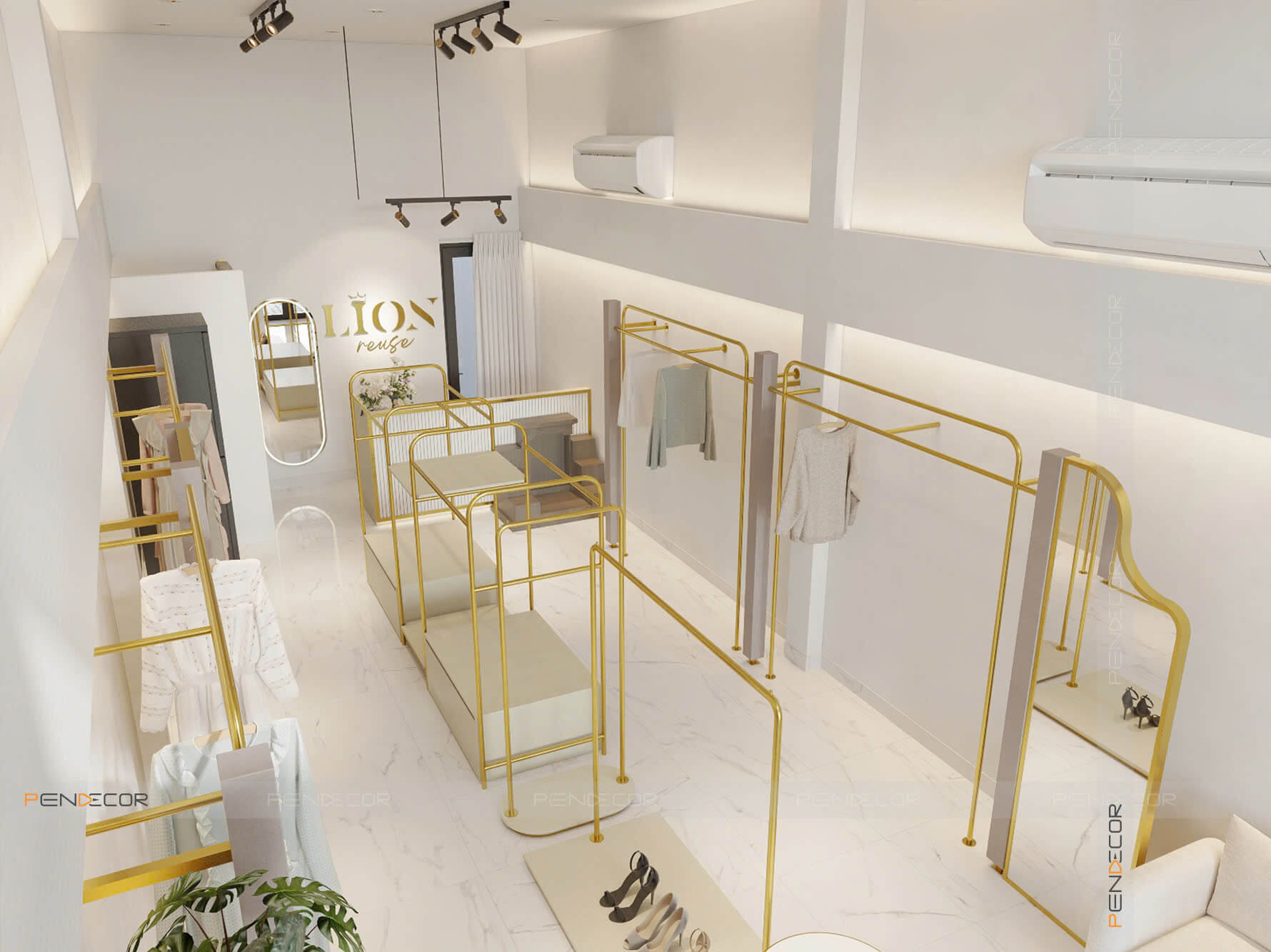 Thiết Kế Shop Thời Trang Nữ Lion Reuse