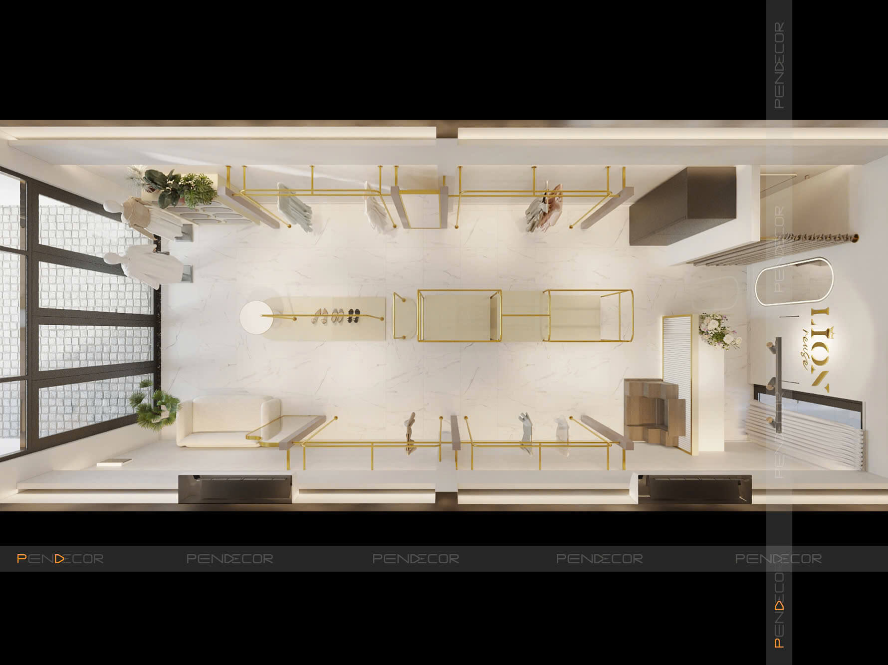 Thiết Kế Shop Thời Trang Nữ Lion Reuse