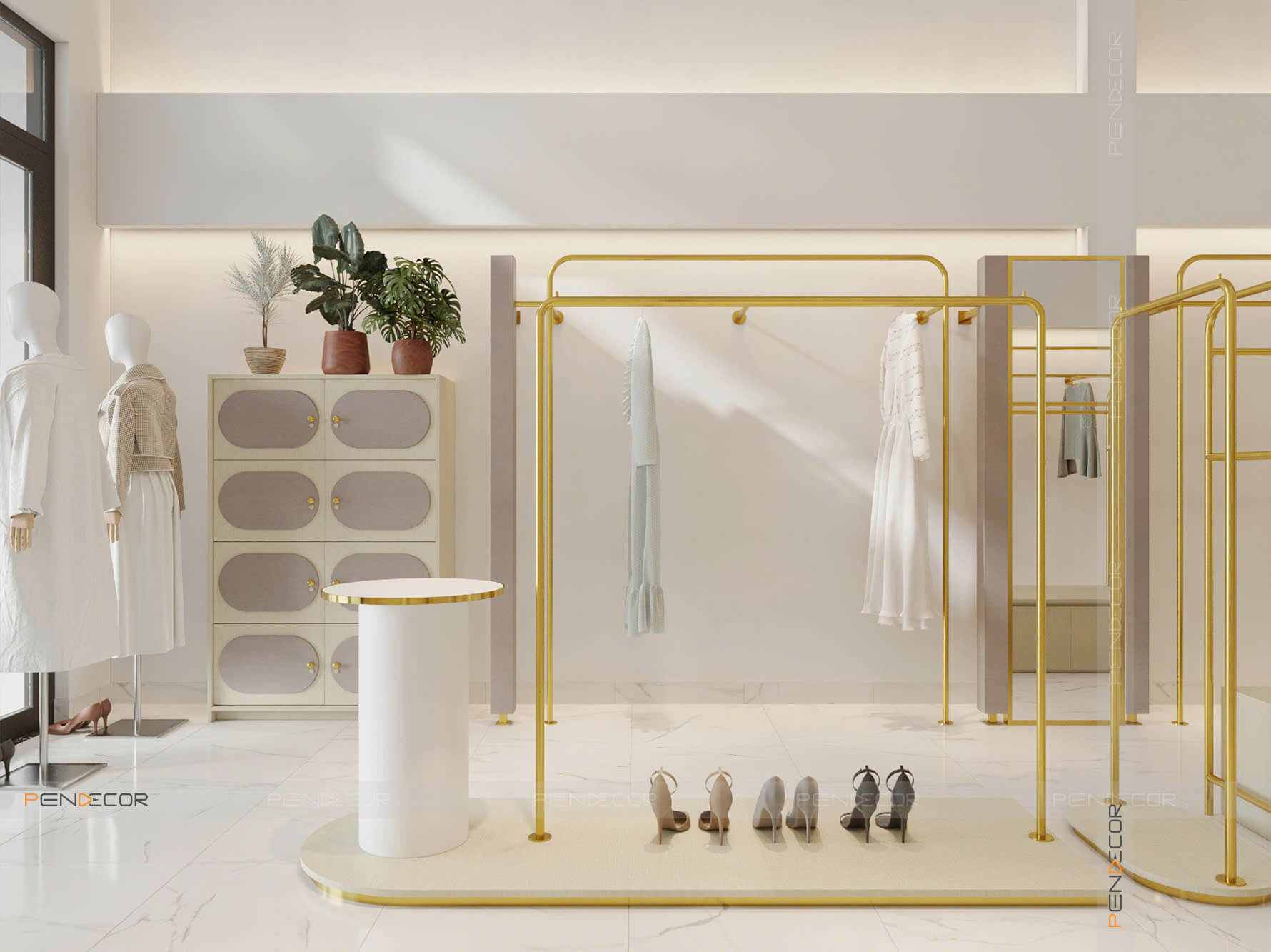 Thiết Kế Shop Thời Trang Nữ Lion Reuse