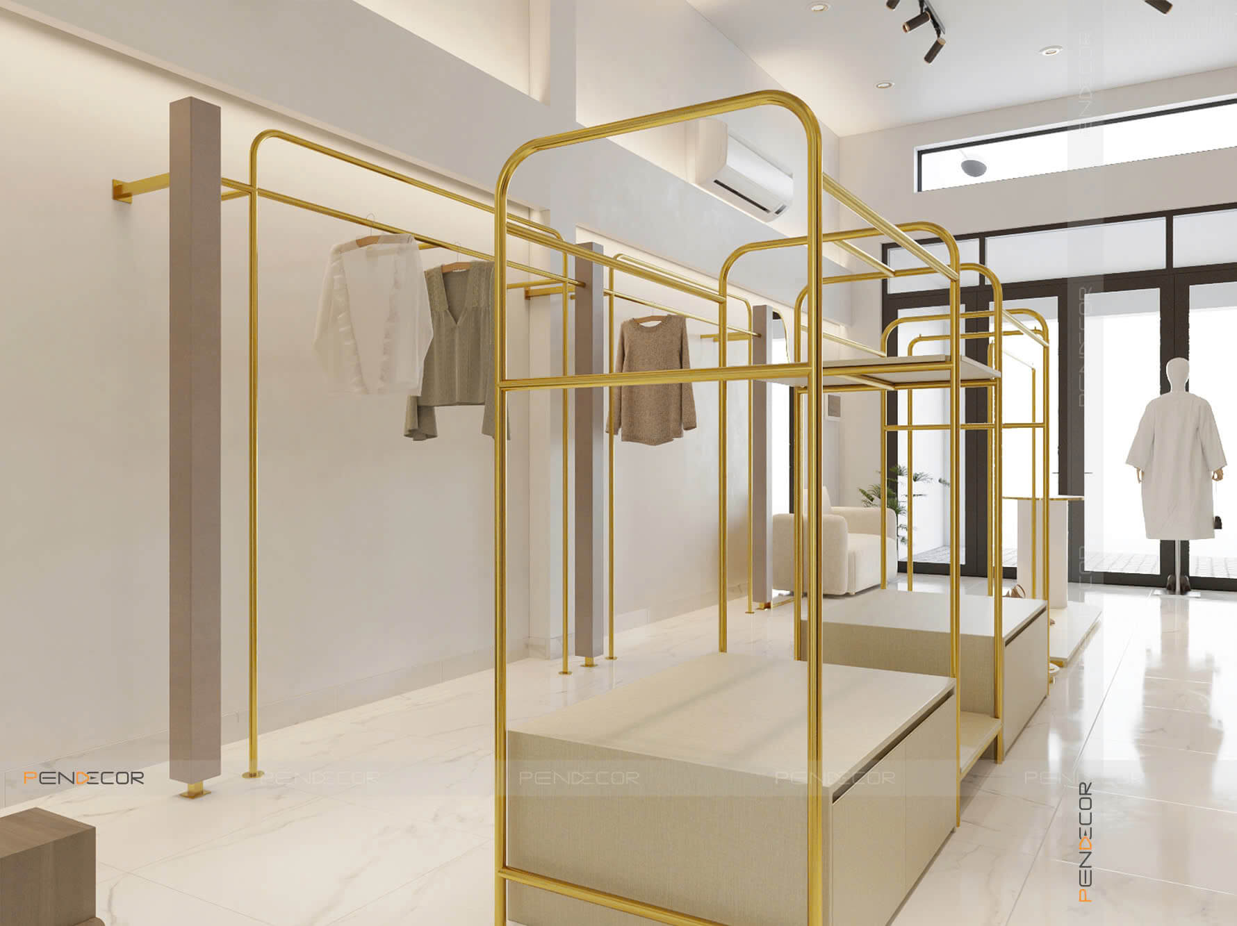 Thiết Kế Shop Thời Trang Nữ Lion Reuse