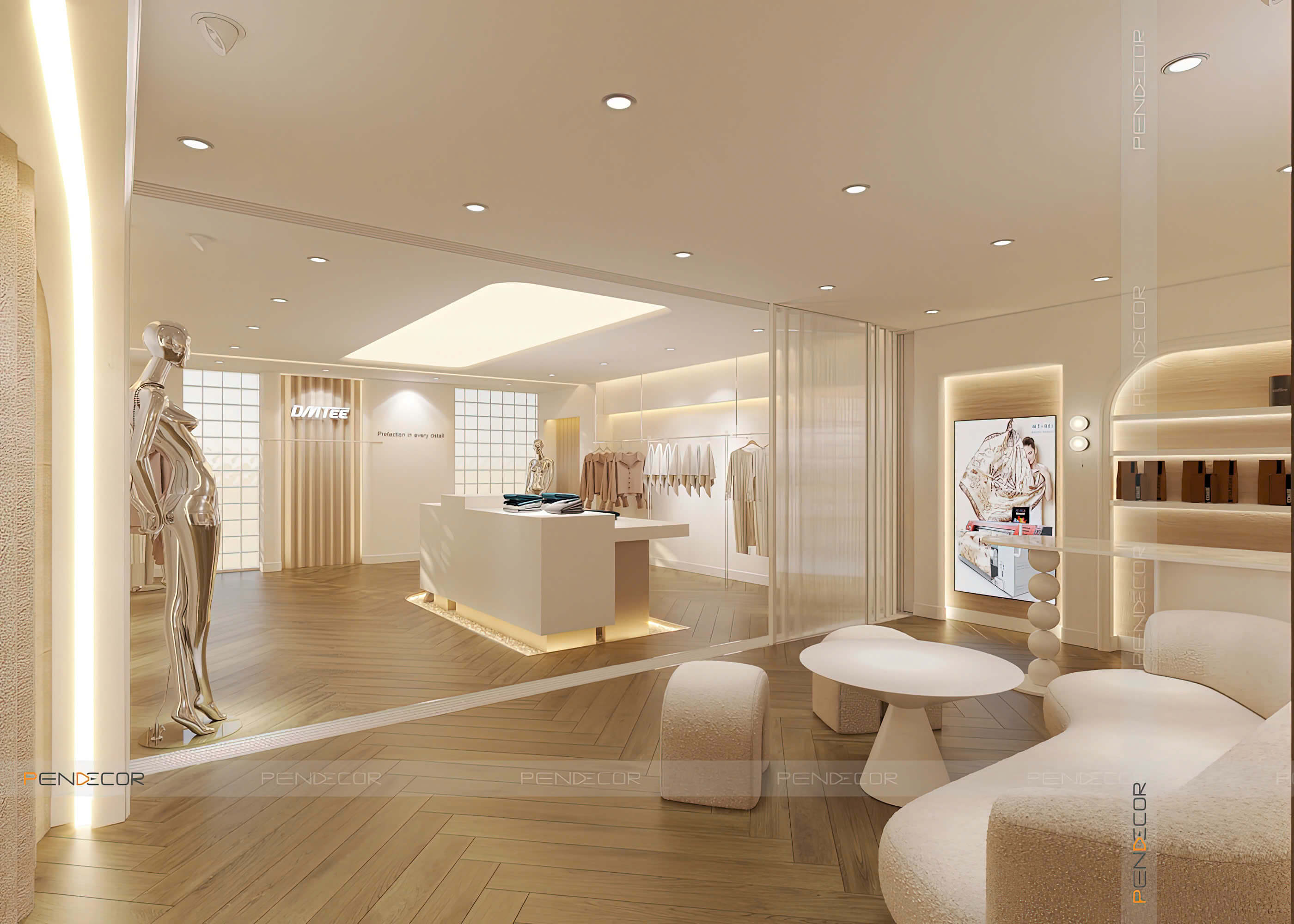 Thiết Kế Showroom Vải Phan Trần