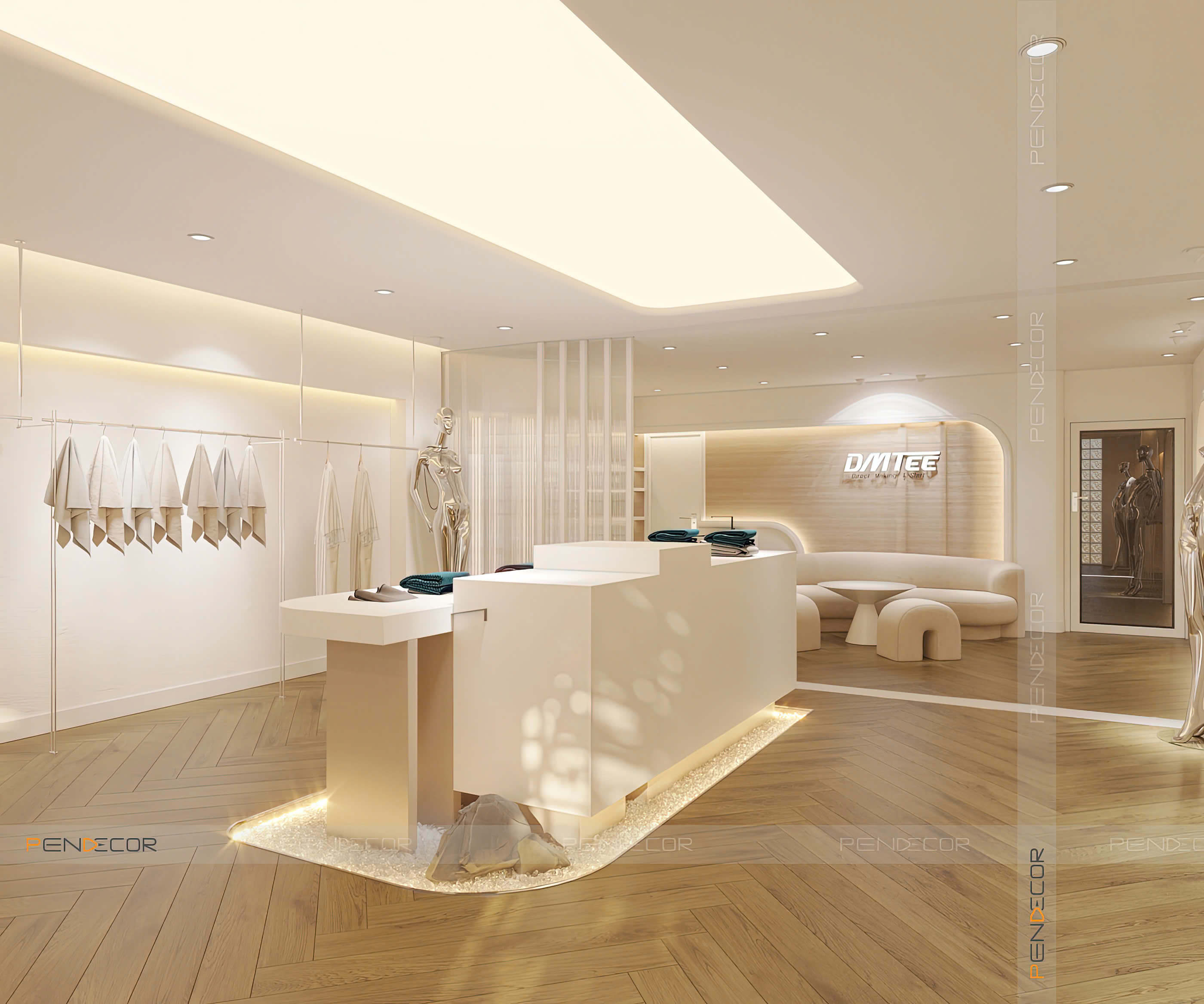 Thiết Kế Showroom Vải Phan Trần