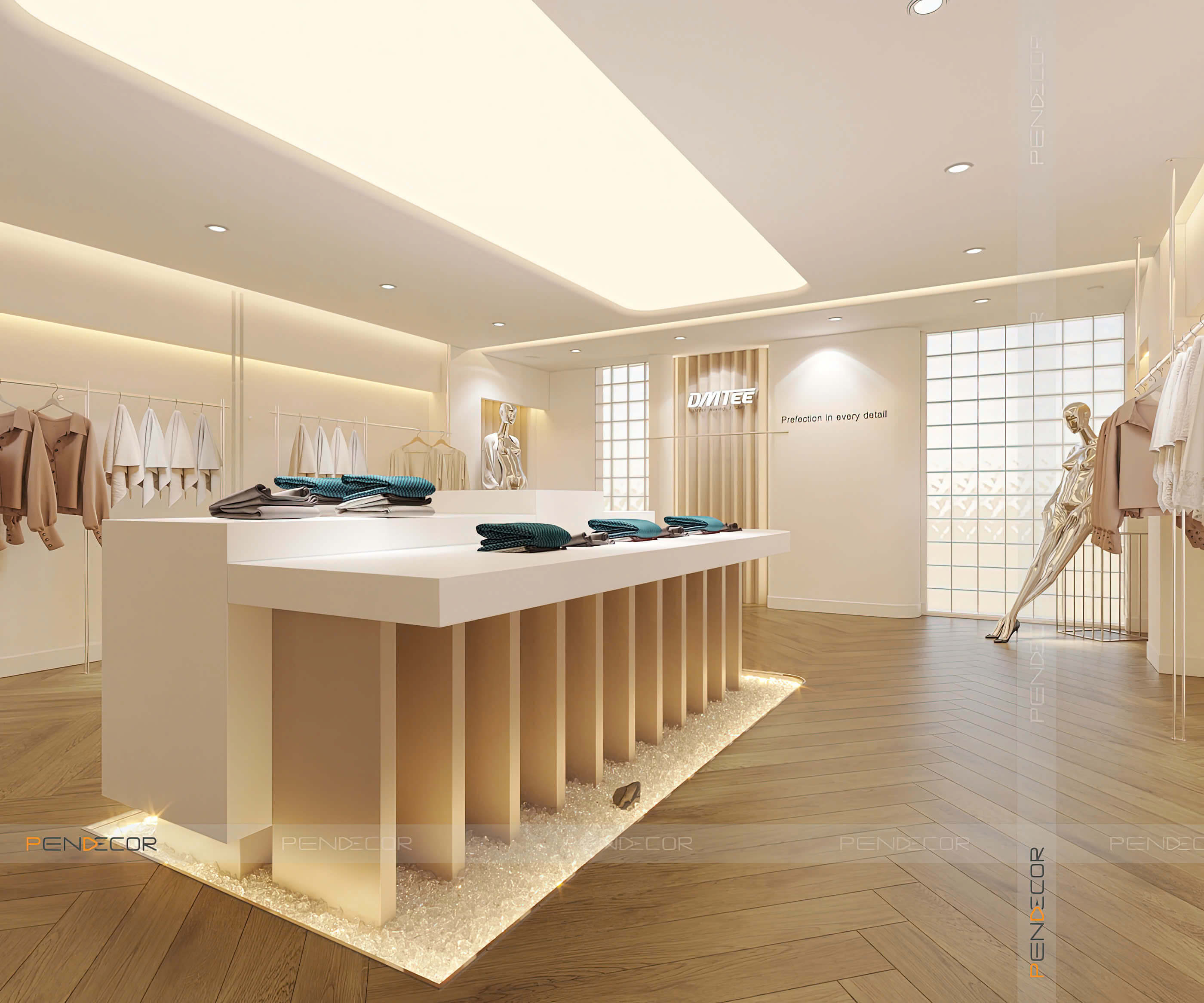 Thiết Kế Showroom Vải Phan Trần