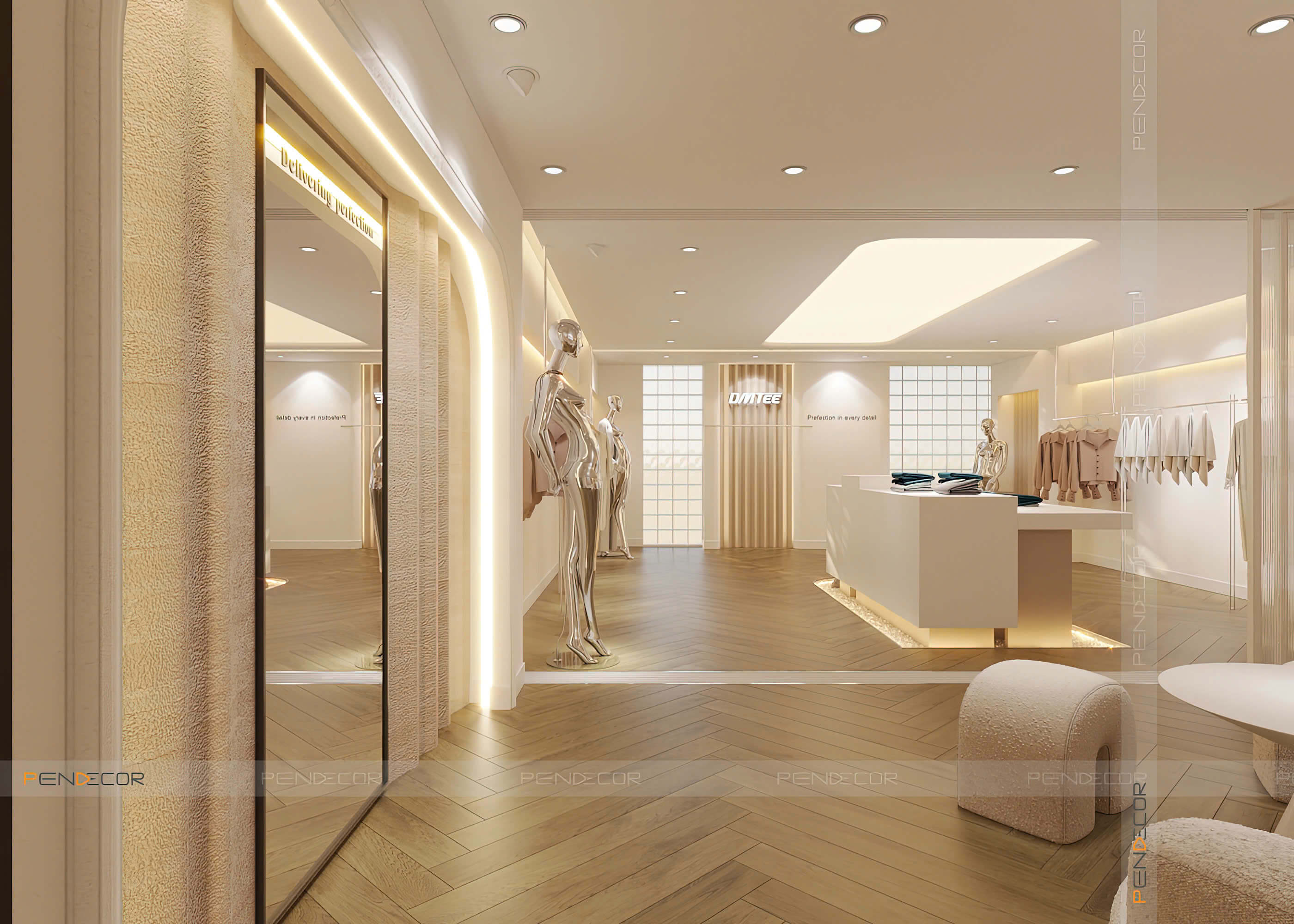 Thiết Kế Showroom Vải Phan Trần