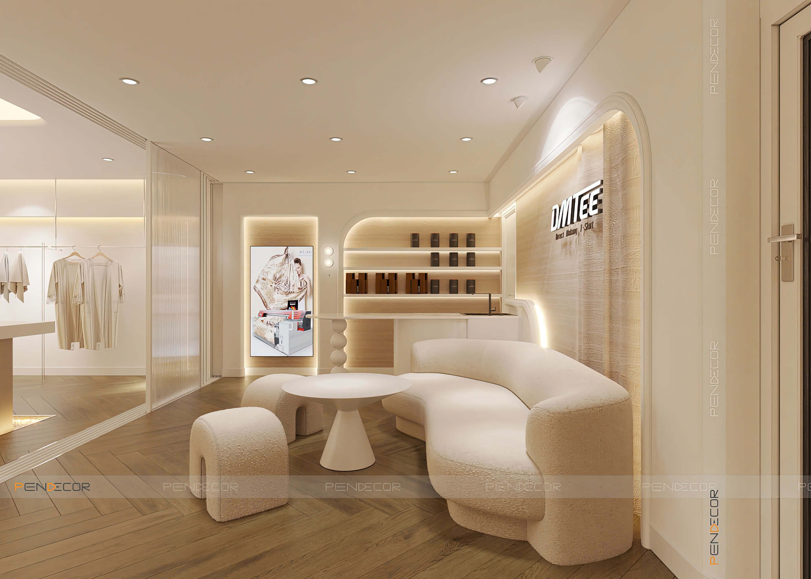 Thiết Kế Showroom Vải Phan Trần