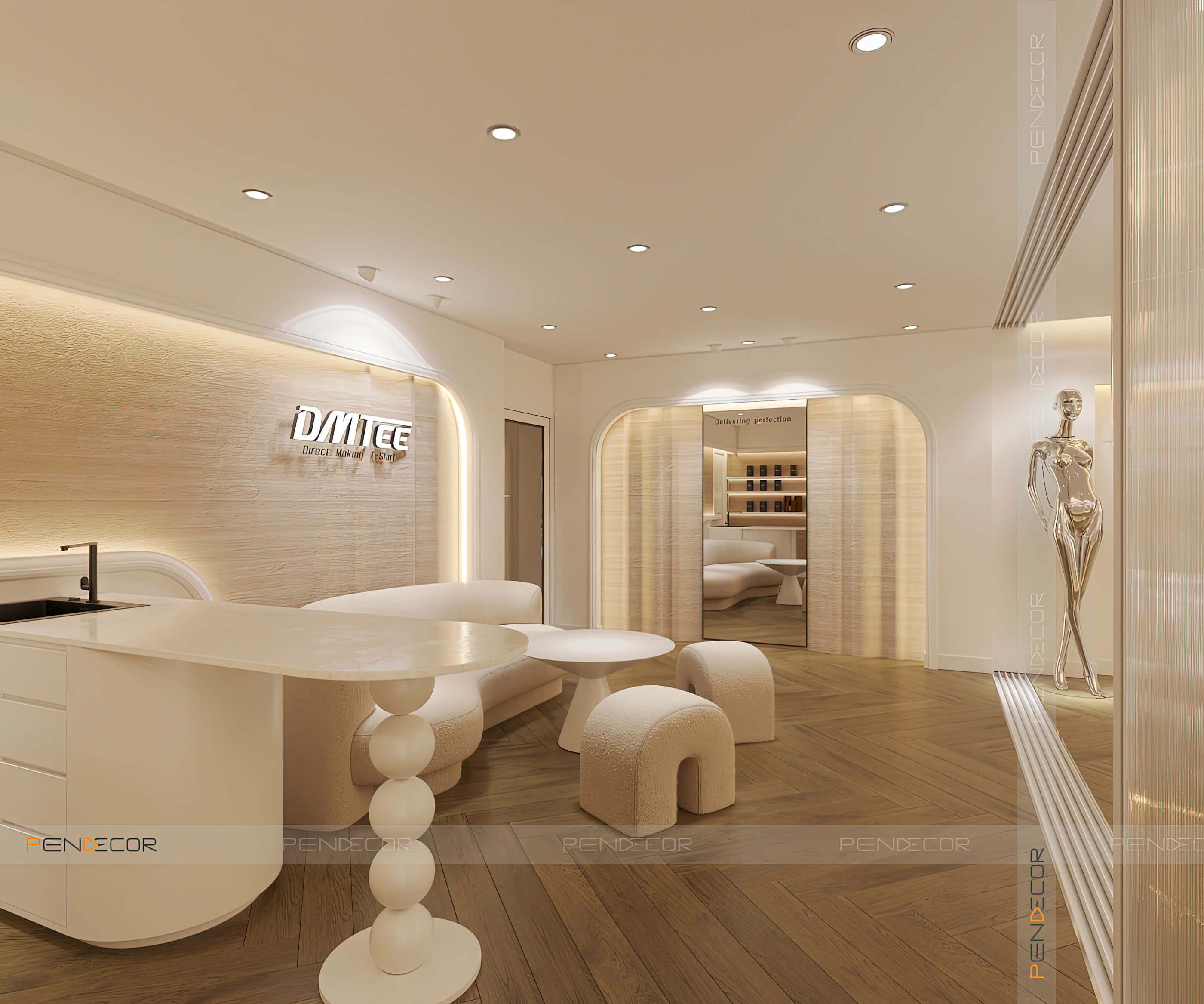 Thiết Kế Showroom Vải Phan Trần