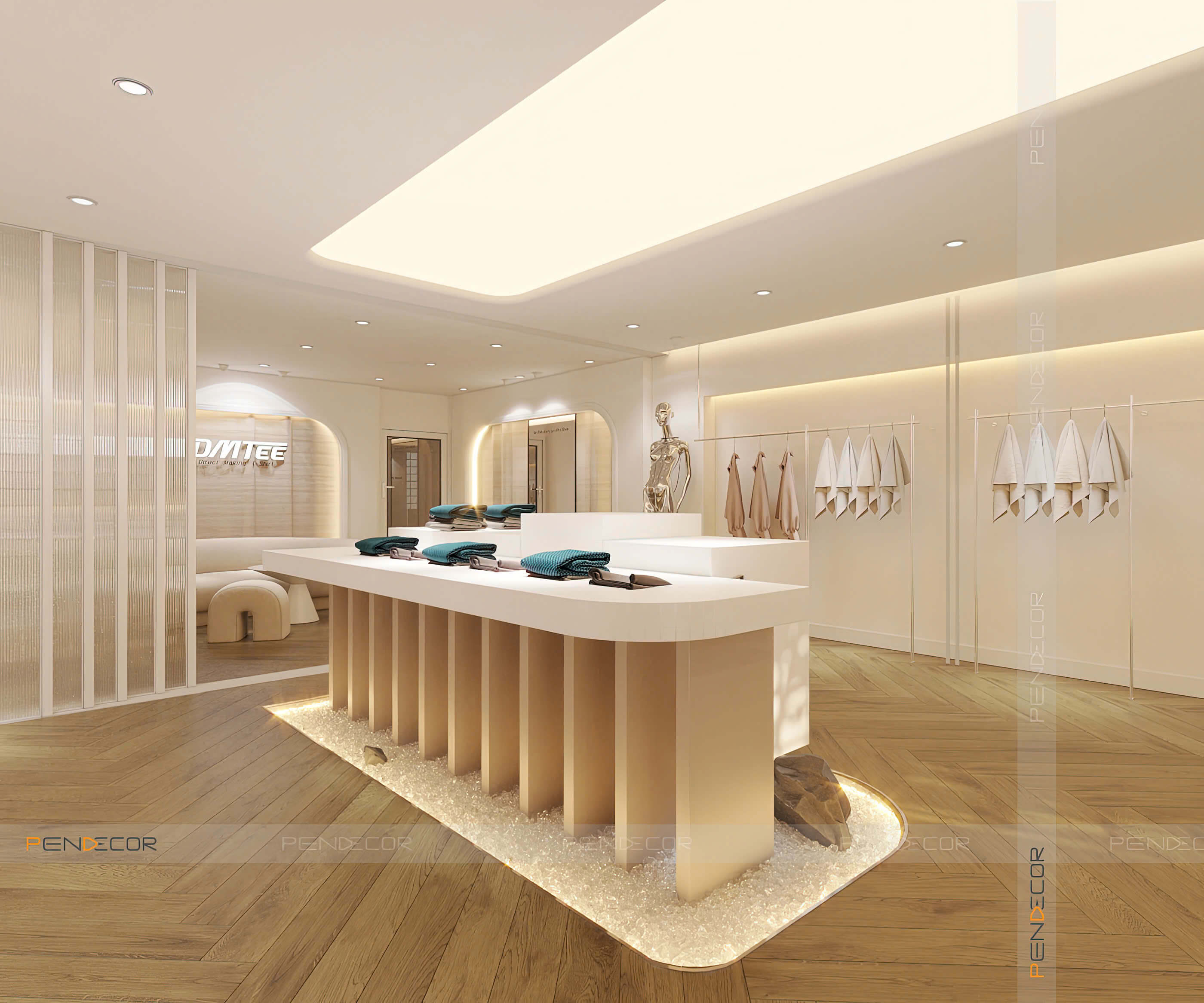 Thiết Kế Showroom Vải Phan Trần