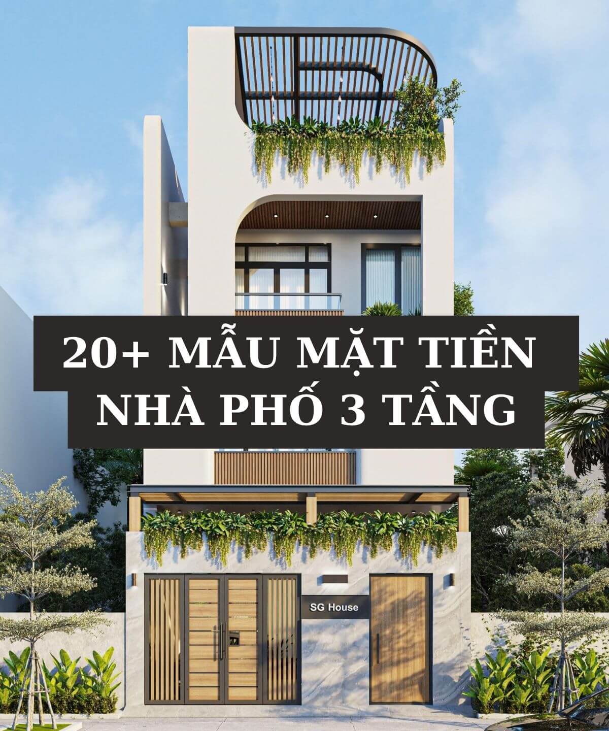 mặt tiền nhà phố 3 tầng Pendecor