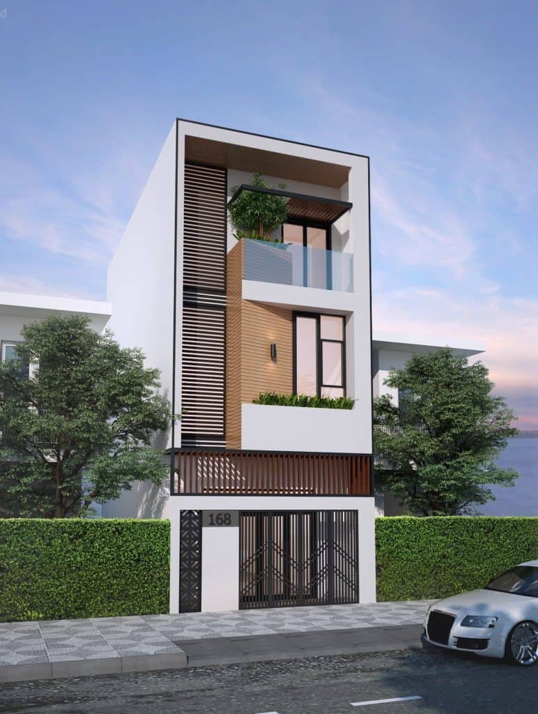 mẫu nhà 3 tầng mặt tiền 6m đẹp