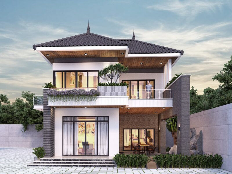 nhà mặt tiền 7m đẹp Pendecor