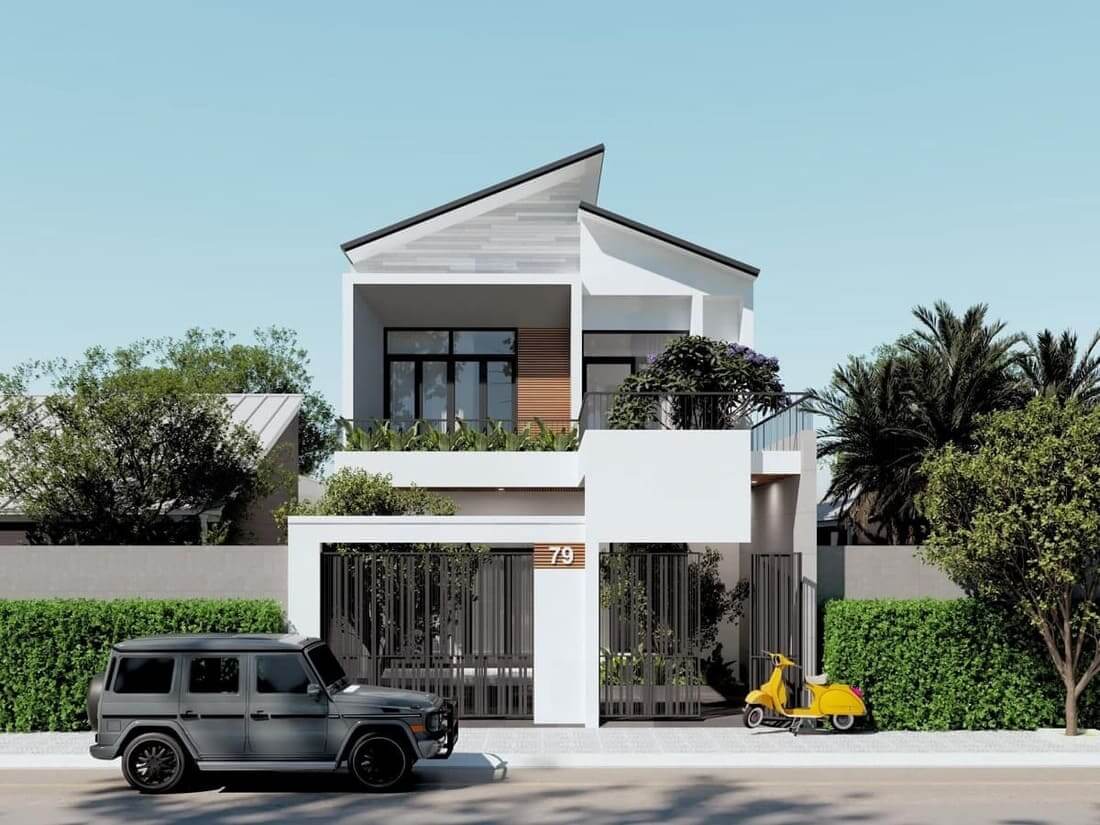 mẫu nhà 7m mặt tiền Pendecor
