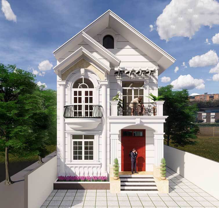 mẫu thiết kế nhà ống mặt tiền 7m Pendecor