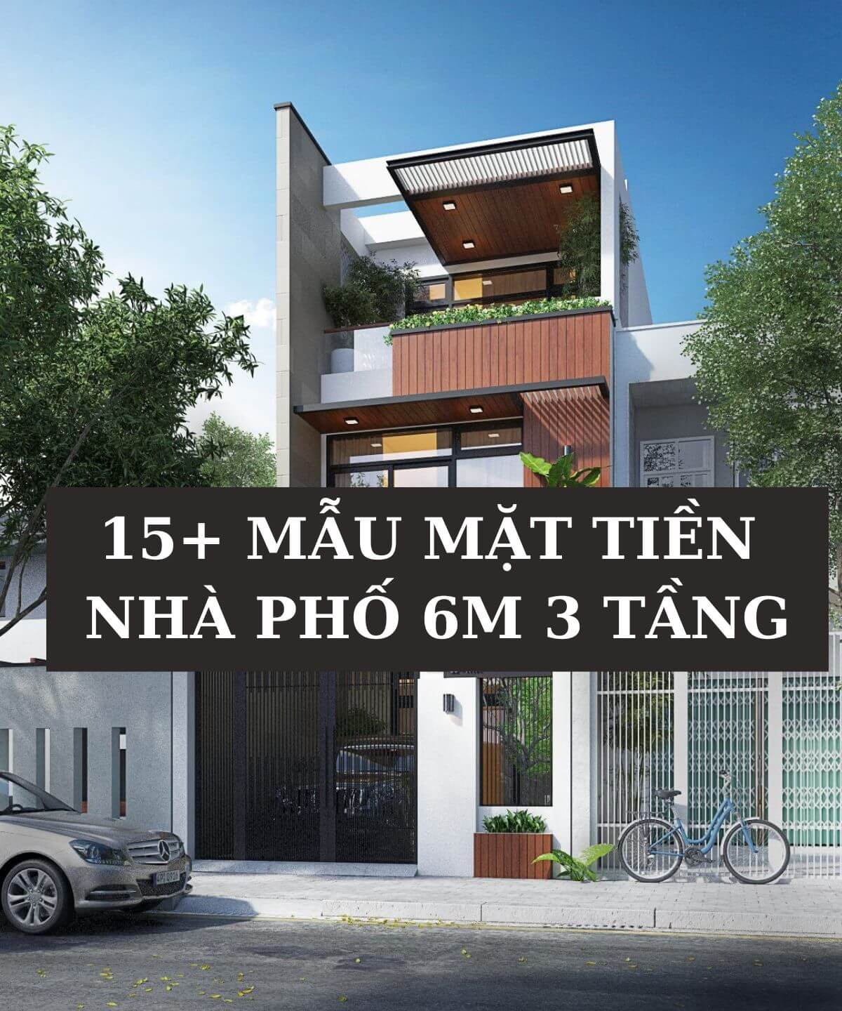 mặt tiền nhà phố 6m 3 tầng Pendecor