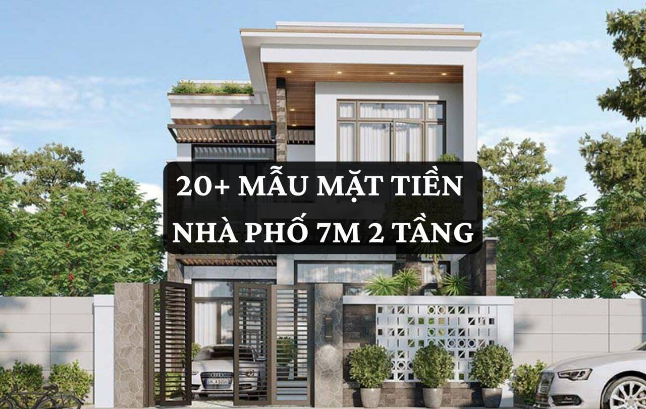 mặt tiền nhà phố 7m 2 tầng Pendecor
