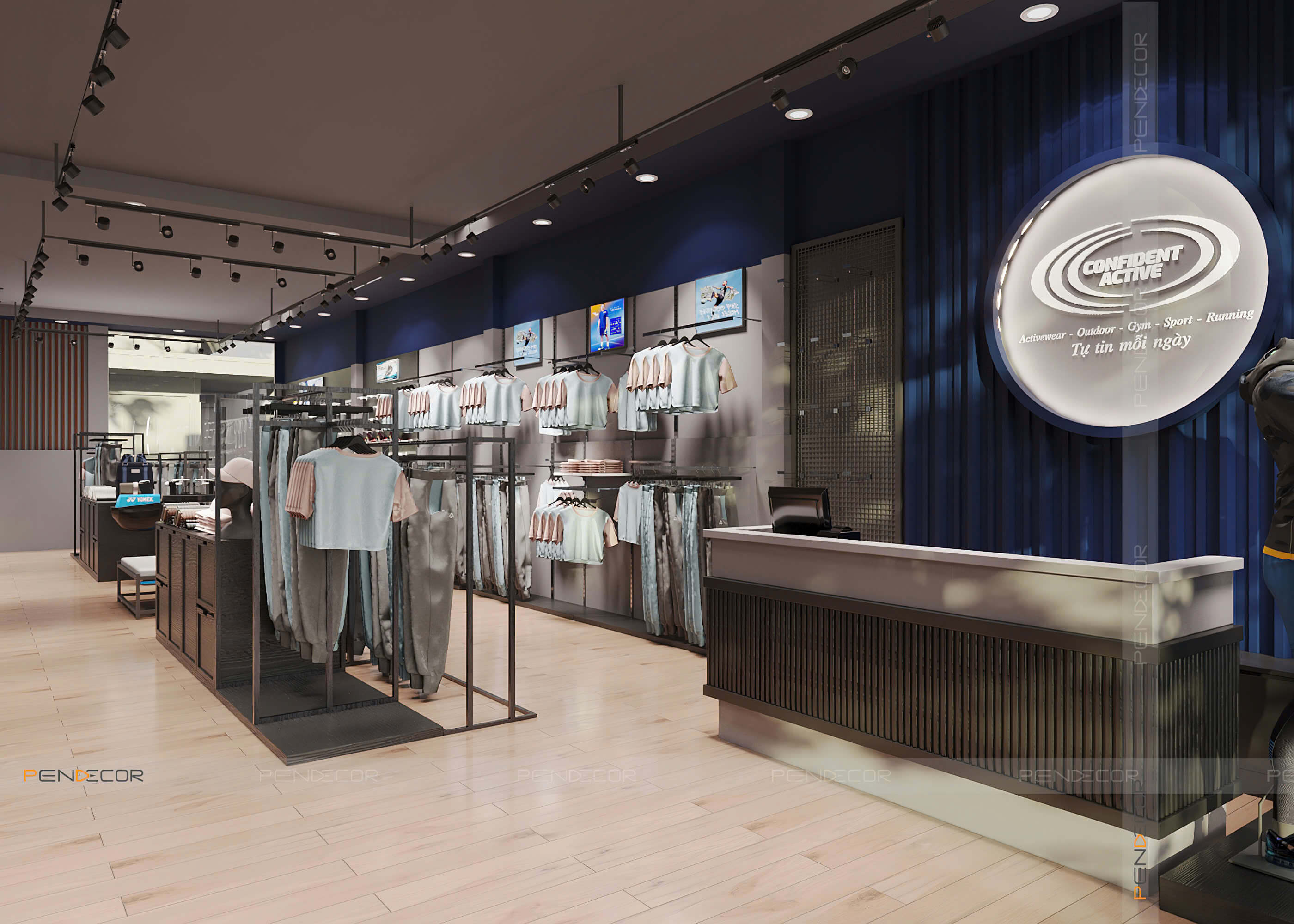 Thiết Kế Shop Thể Thao Confident Active