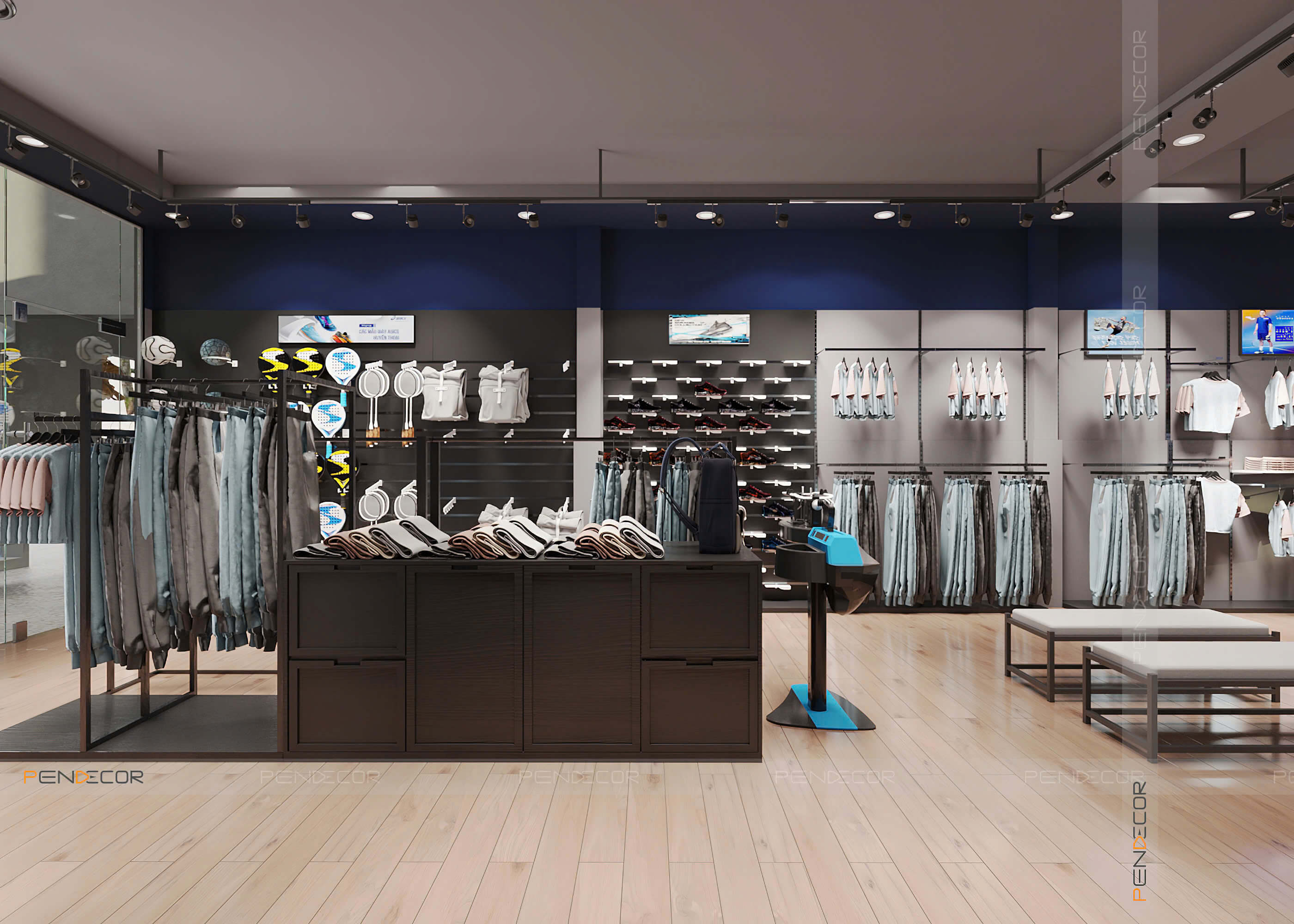 Thiết Kế Shop Thể Thao Confident Active