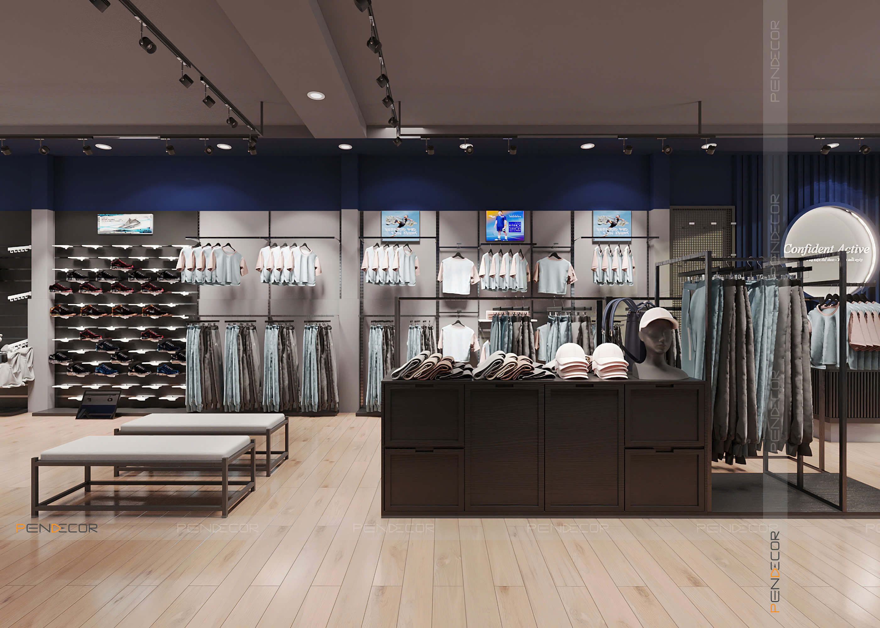 Thiết Kế Shop Thể Thao Confident Active