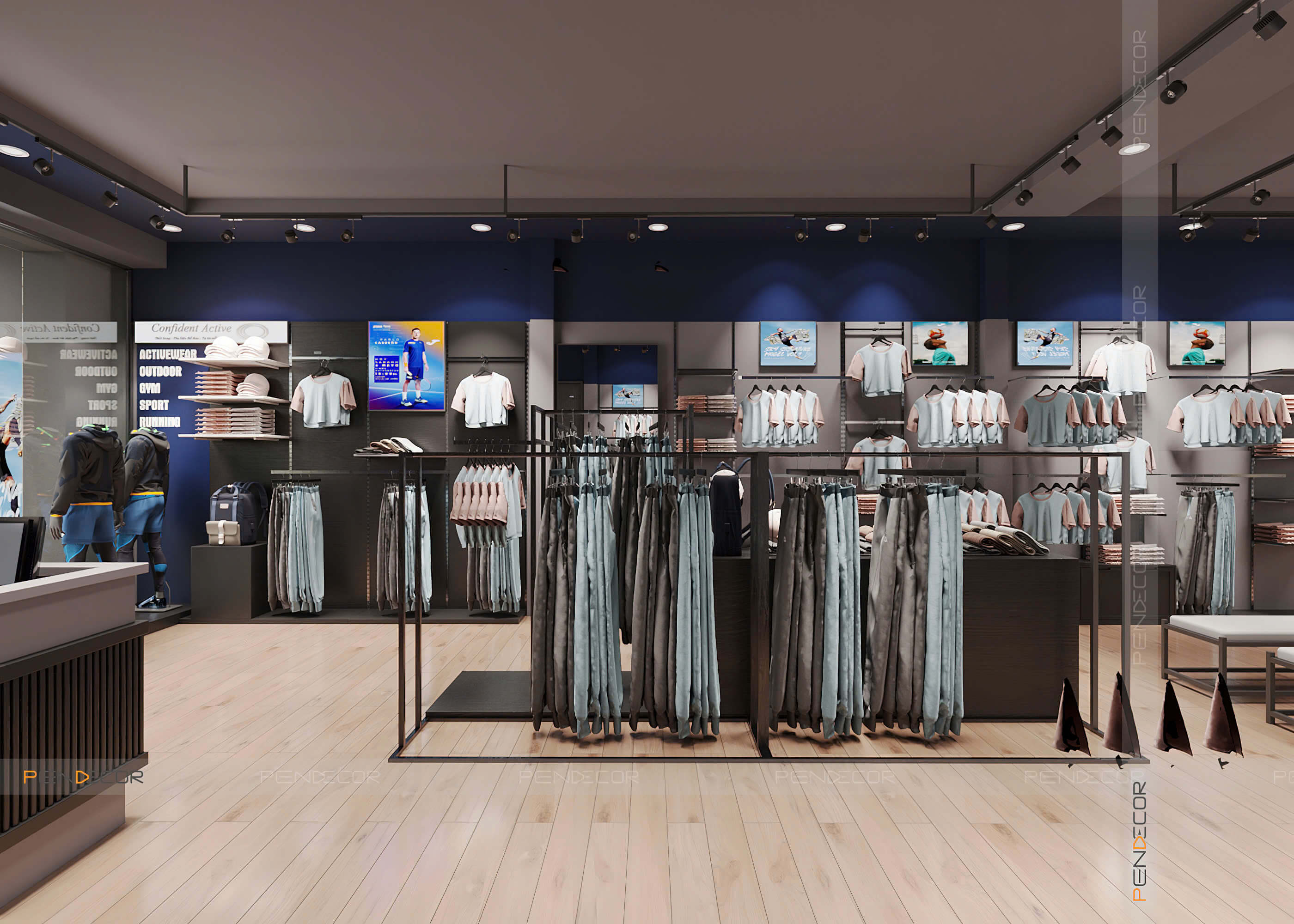 Thiết Kế Shop Thể Thao Confident Active