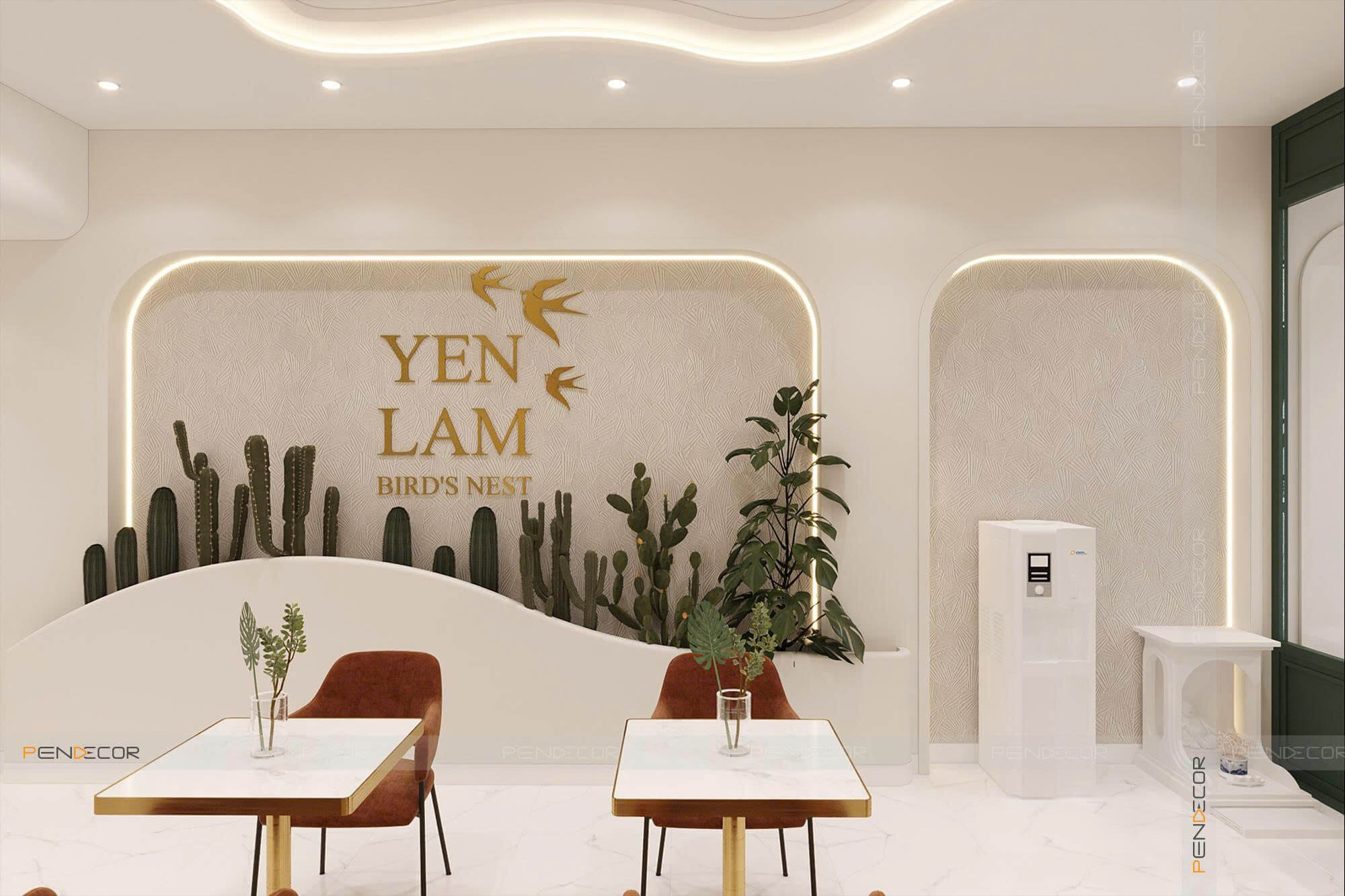 Thiết Kế Cửa Hàng Yến Sào Yến Lam