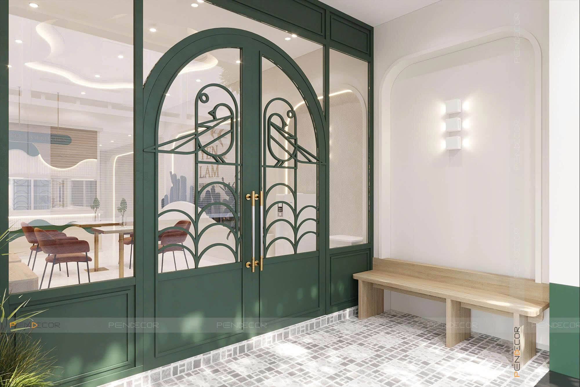 Thiết Kế Cửa Hàng Yến Sào Yến Lam