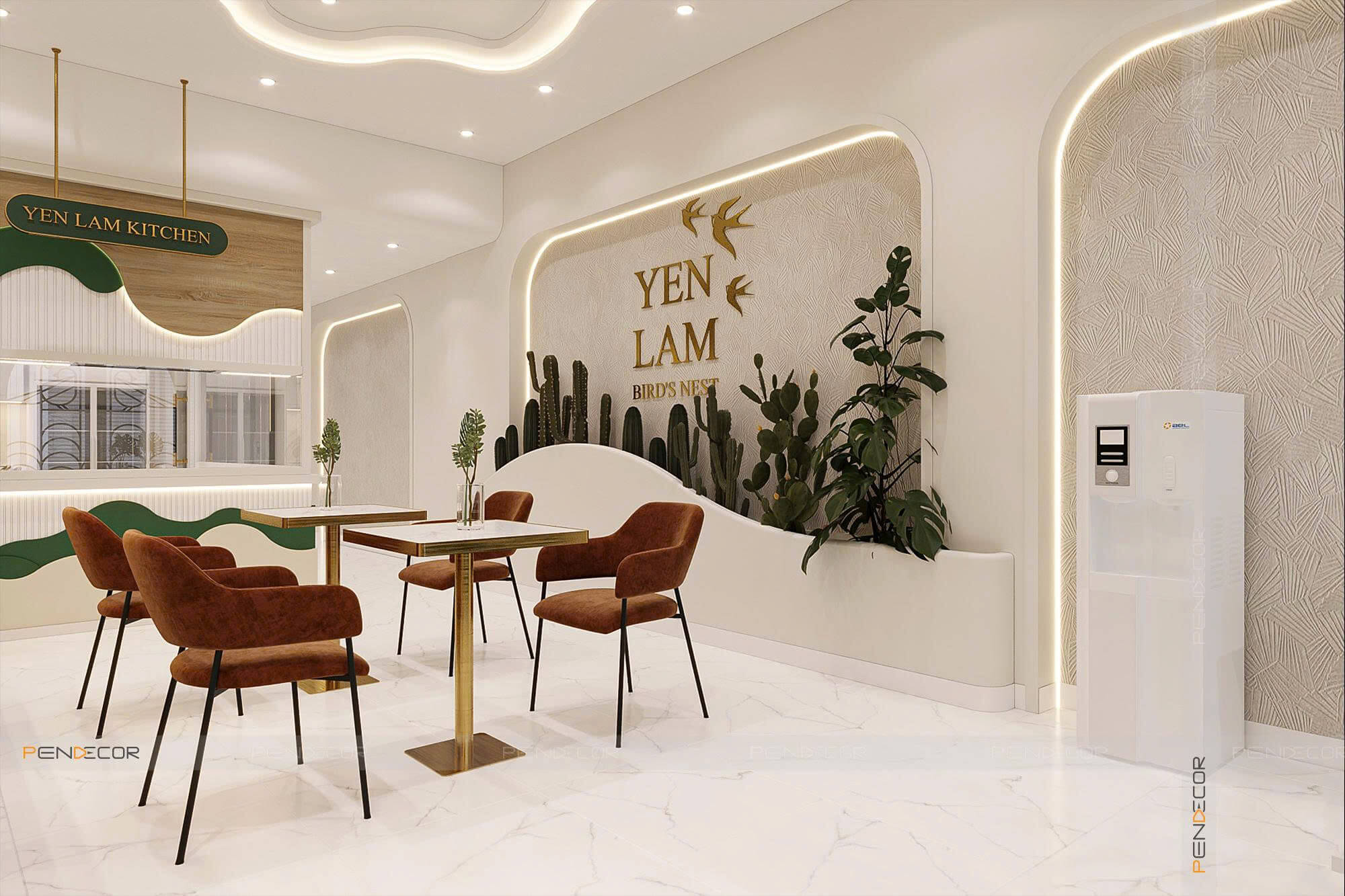 Thiết Kế Cửa Hàng Yến Sào Yến Lam