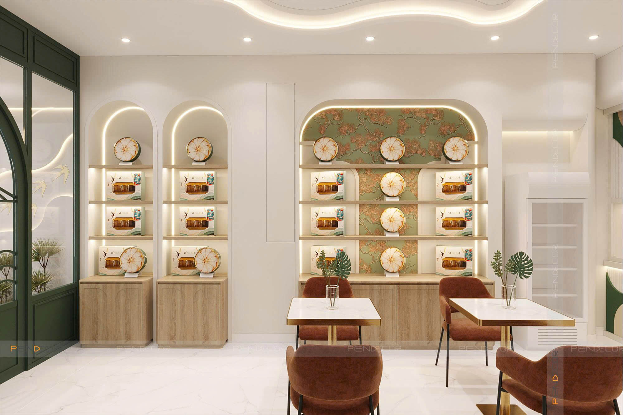 Thiết Kế Cửa Hàng Yến Sào Yến Lam