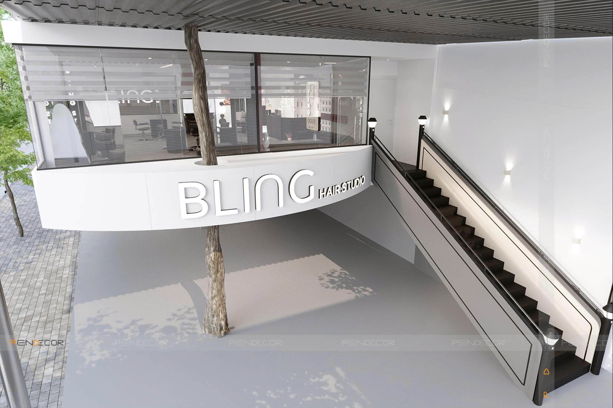 Thiết Kế Salon Tóc Bling Hair Studio (Bình Thạnh)