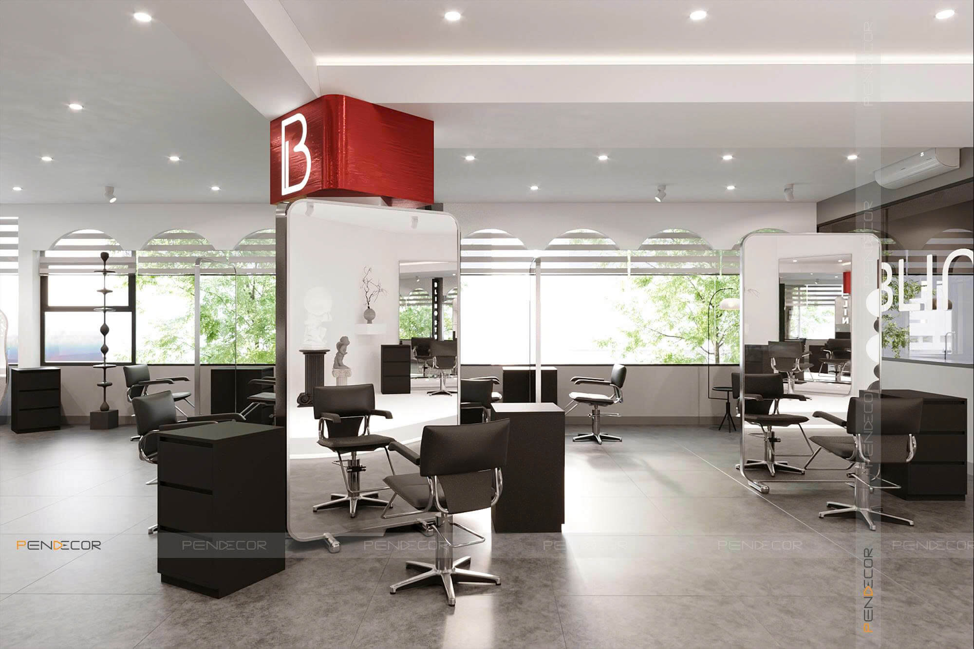 Thiết Kế Salon Tóc Bling Hair Studio (Bình Thạnh)