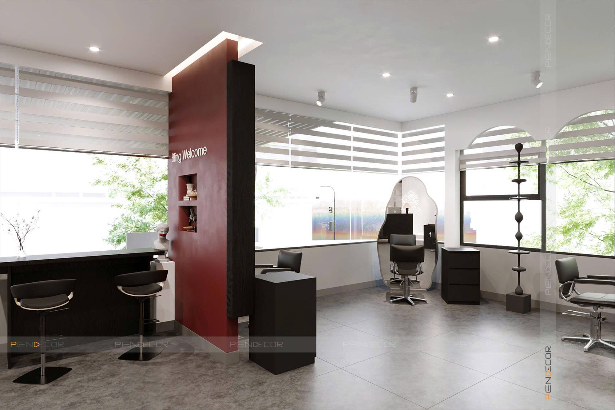 Thiết Kế Salon Tóc Bling Hair Studio (Bình Thạnh)