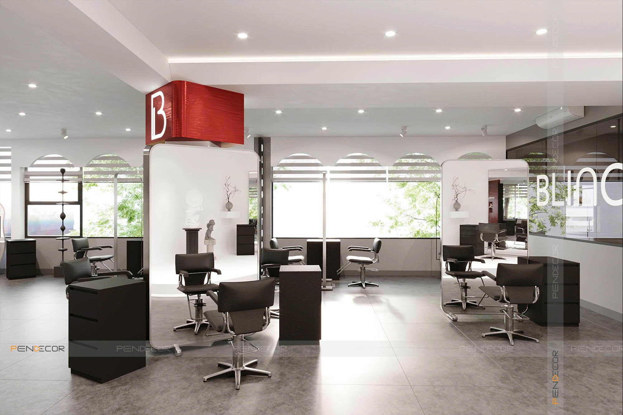 Thiết Kế Salon Tóc Bling Hair Studio (Bình Thạnh)