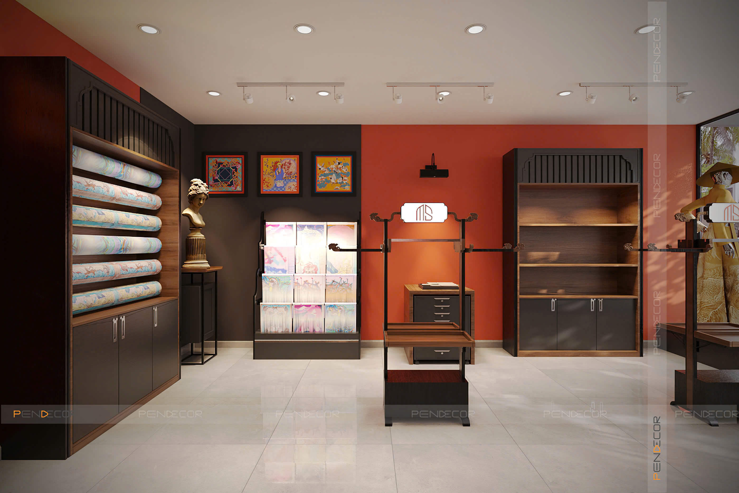 Thiết Kế Showroom Mulberry Silk