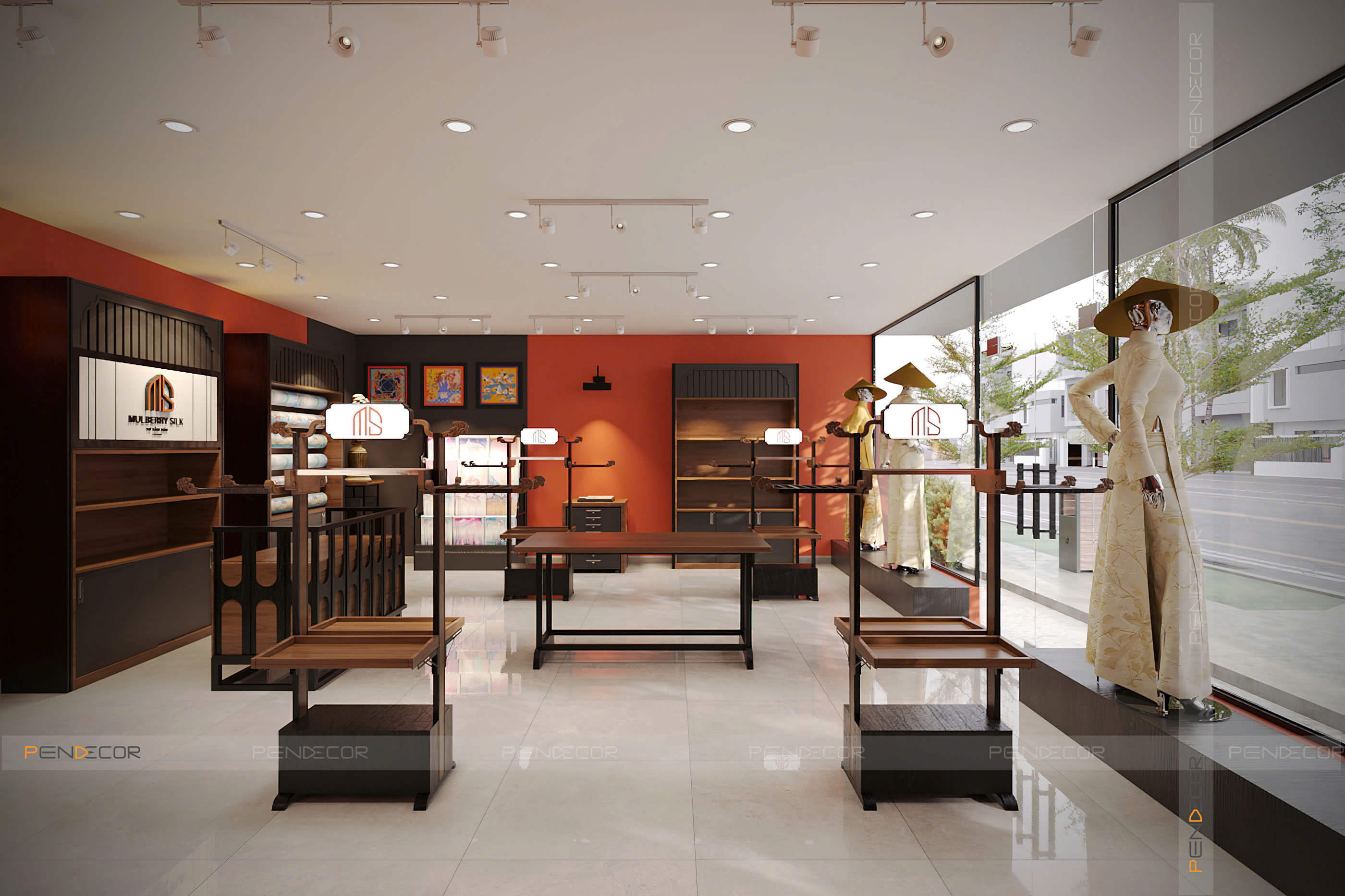 Thiết Kế Showroom Mulberry Silk