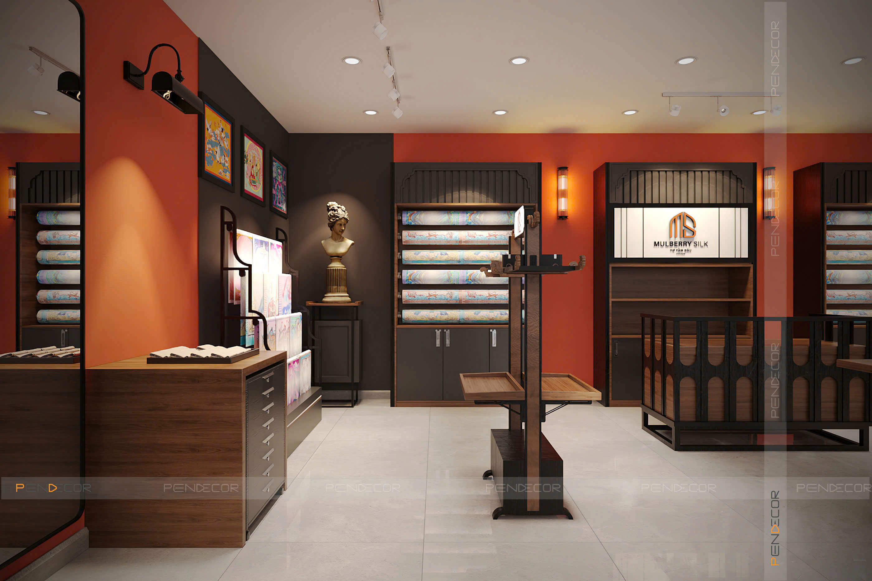 Thiết Kế Showroom Mulberry Silk