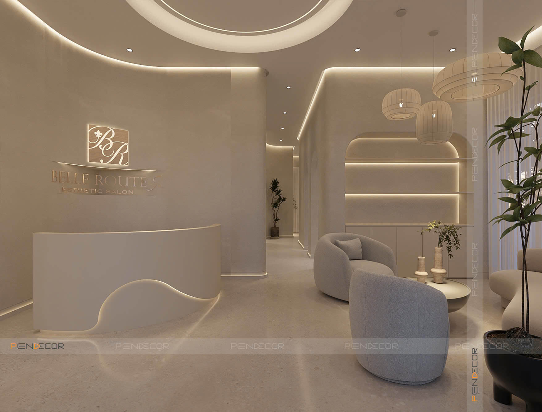 Thiết Kế Spa Belle Route