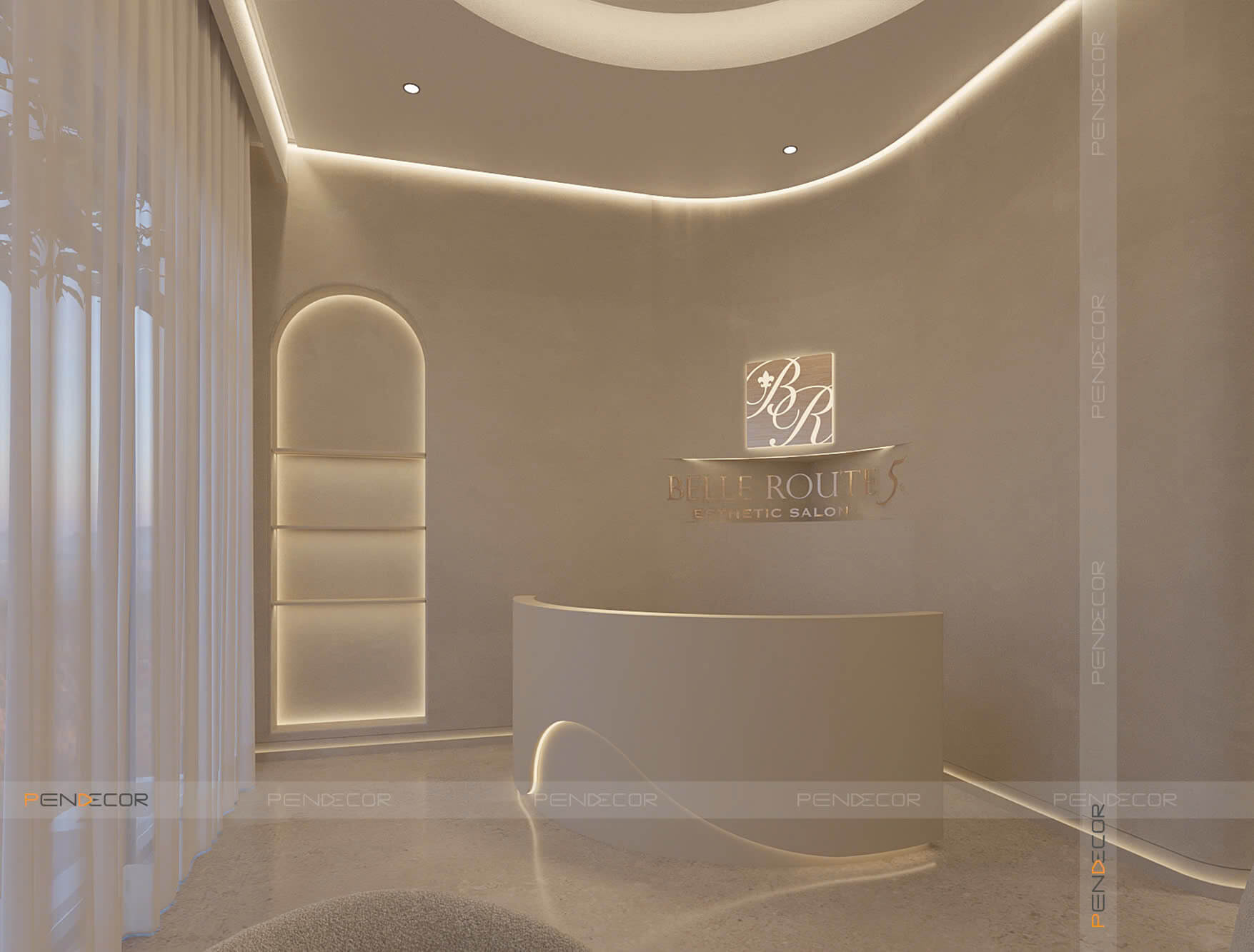 Thiết Kế Spa Belle Route