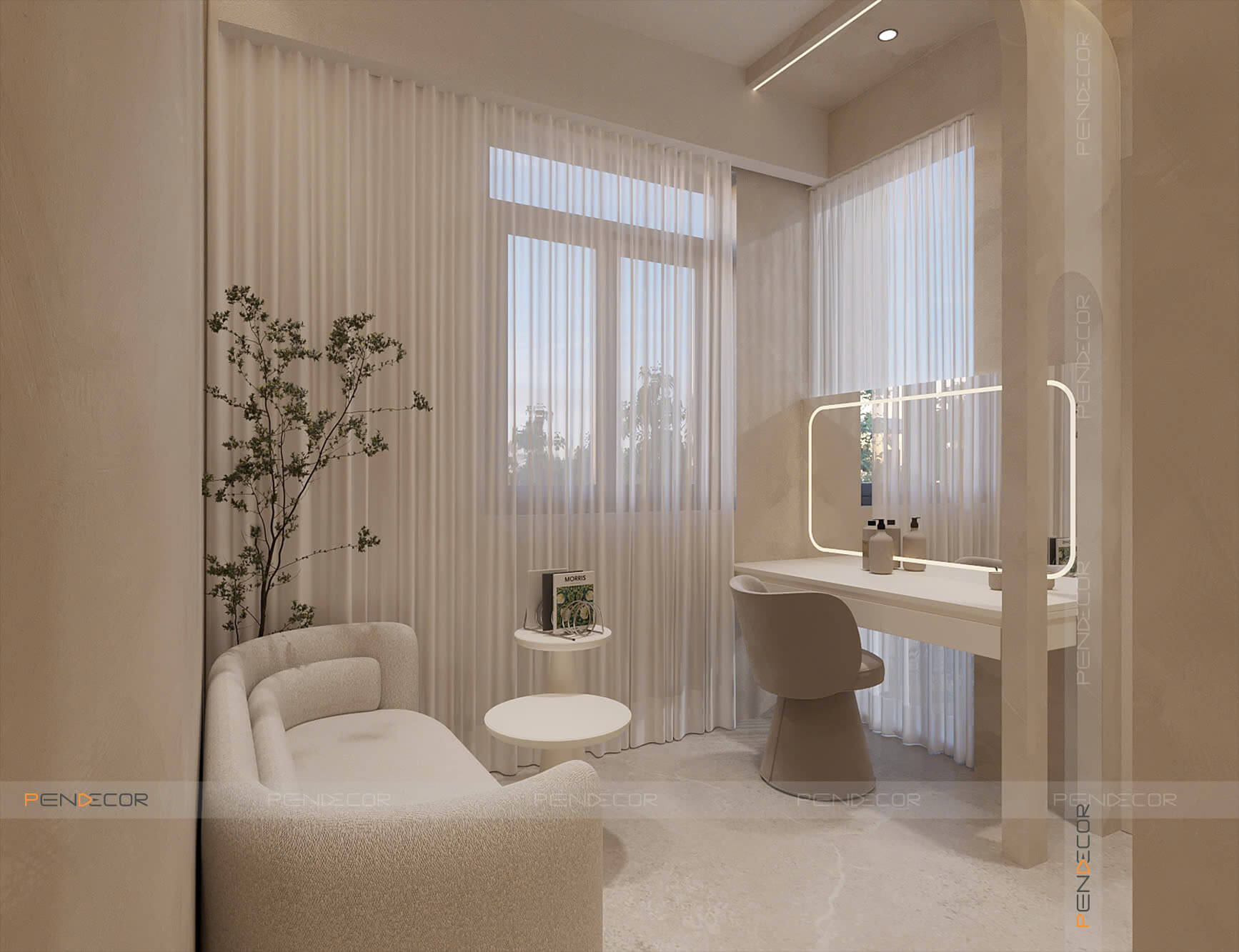 Thiết Kế Spa Belle Route (Lầu 3, 4)