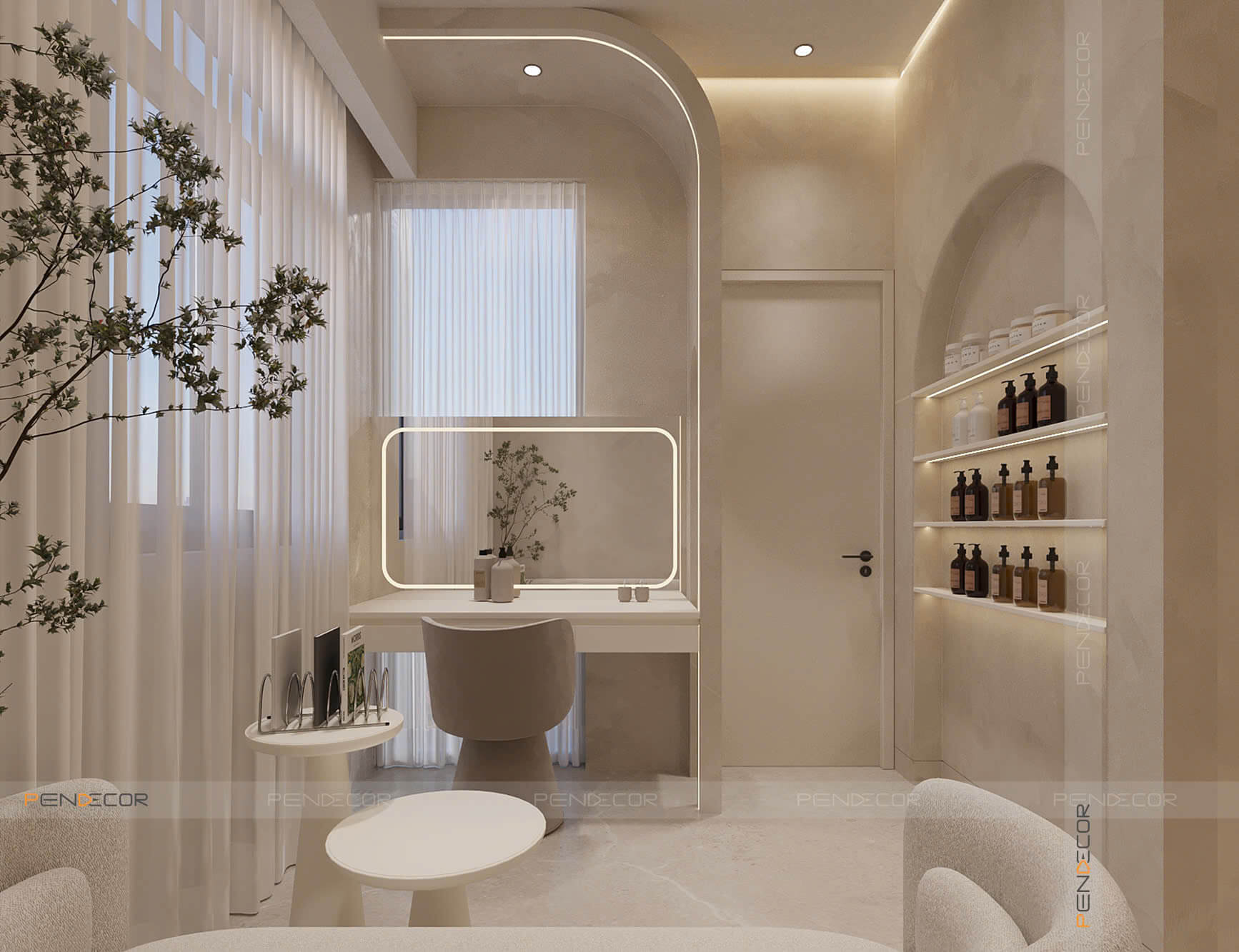 Thiết Kế Spa Belle Route (Lầu 3, 4)