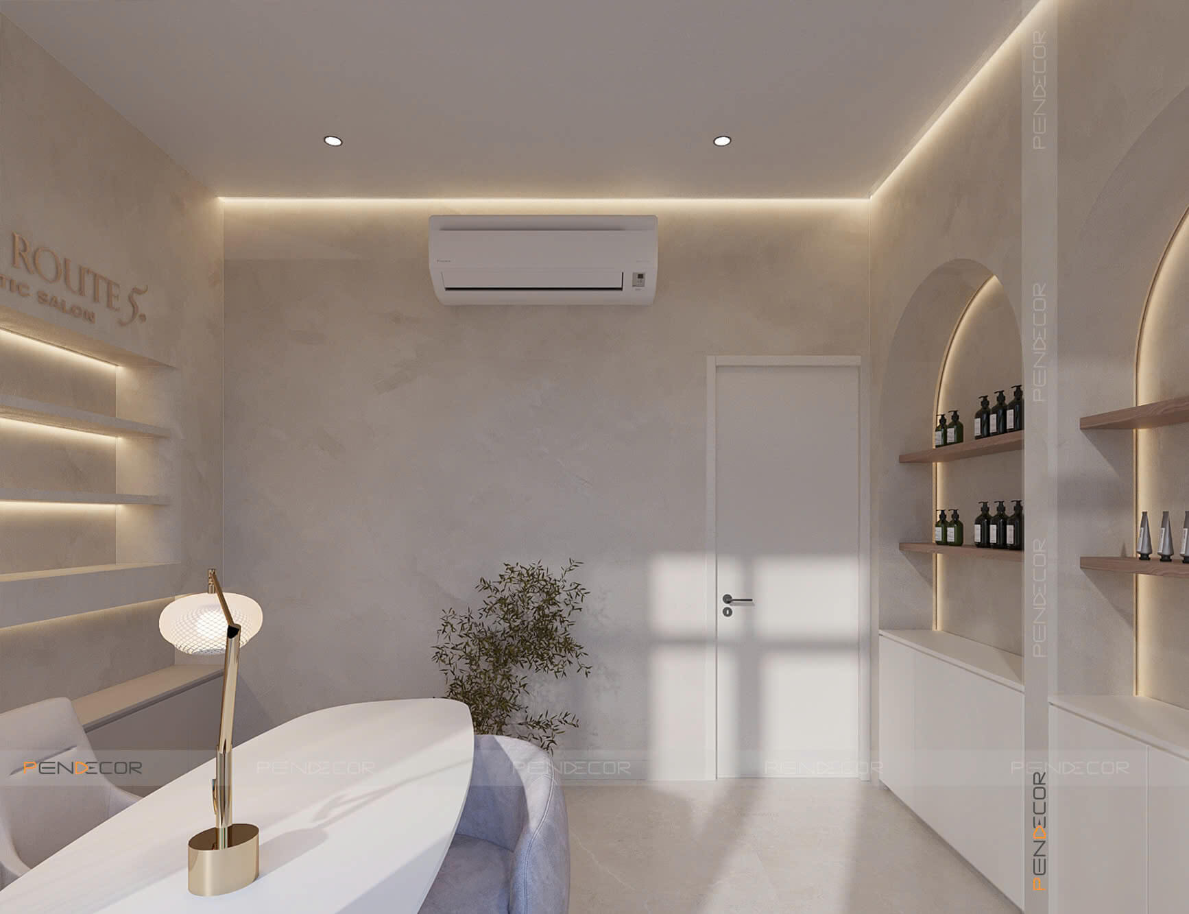 Thiết Kế Spa Belle Route (Lầu 3, 4)